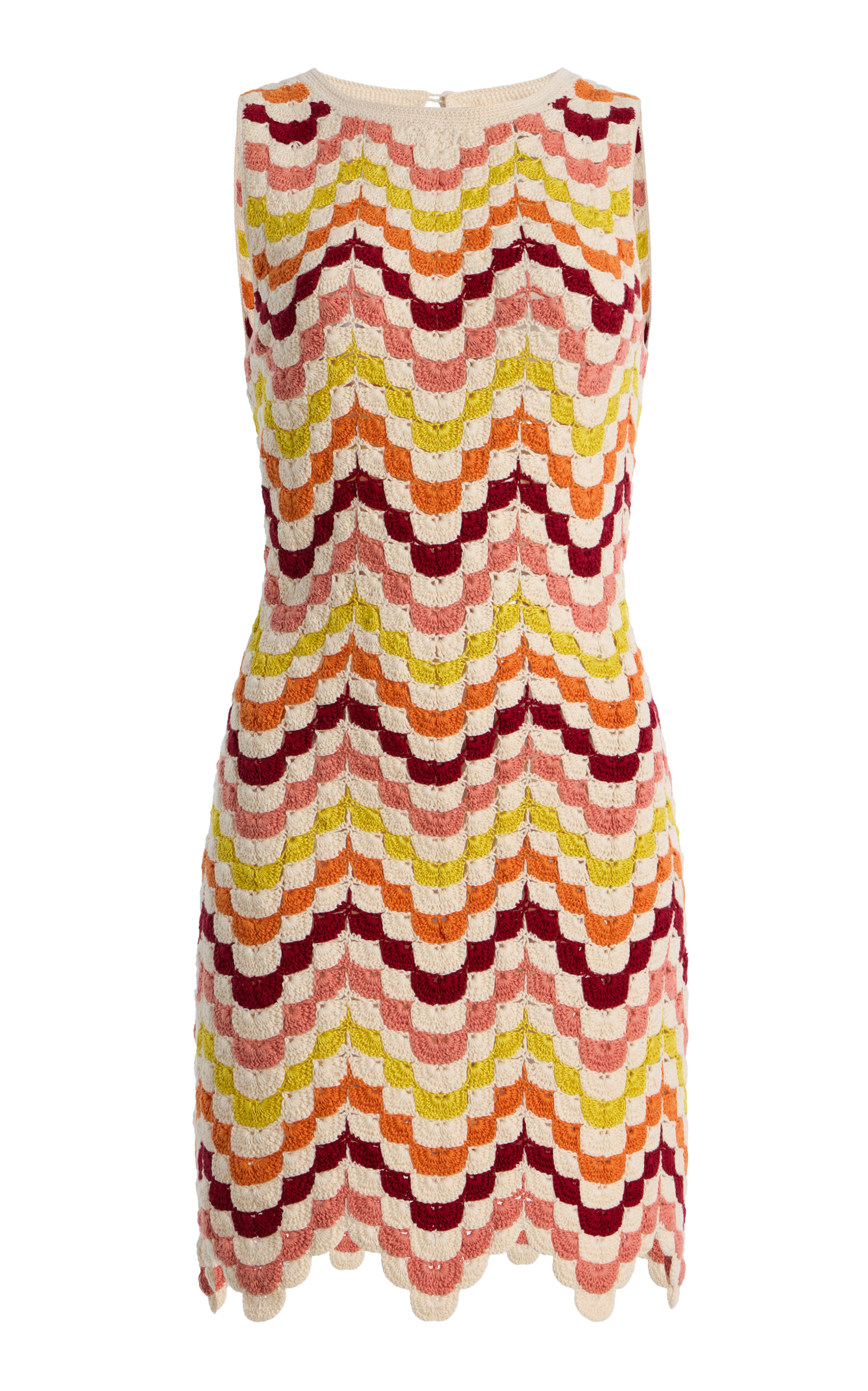 ESCVDO Exclusive Solana Intarsia Cotton Mini Dress