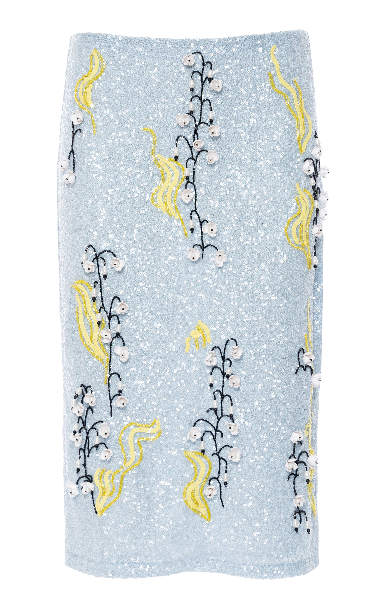 DES_PHEMMES Sequined Midi Skirt