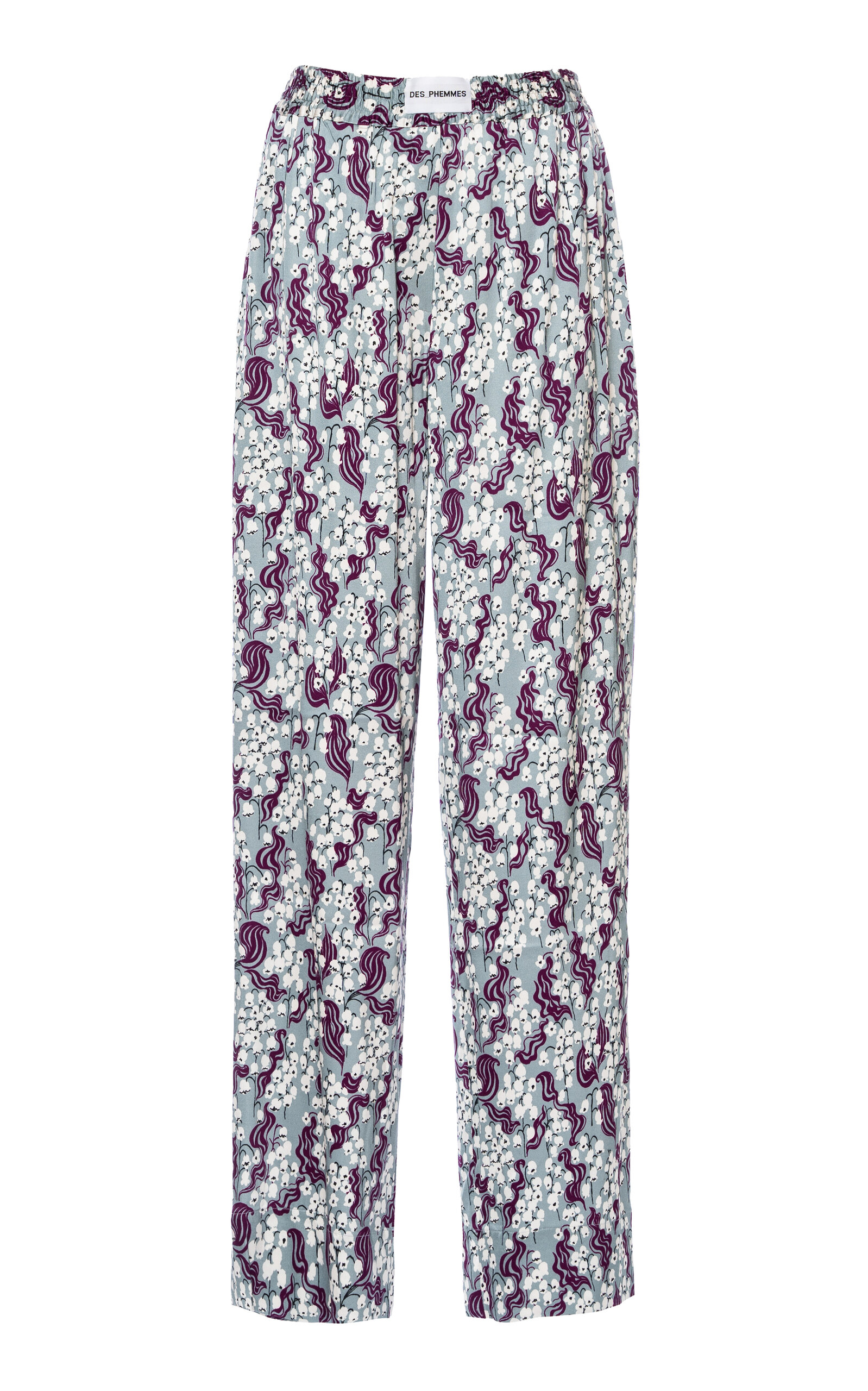 Des_phemmes Printed Pajama Pants In Neutral