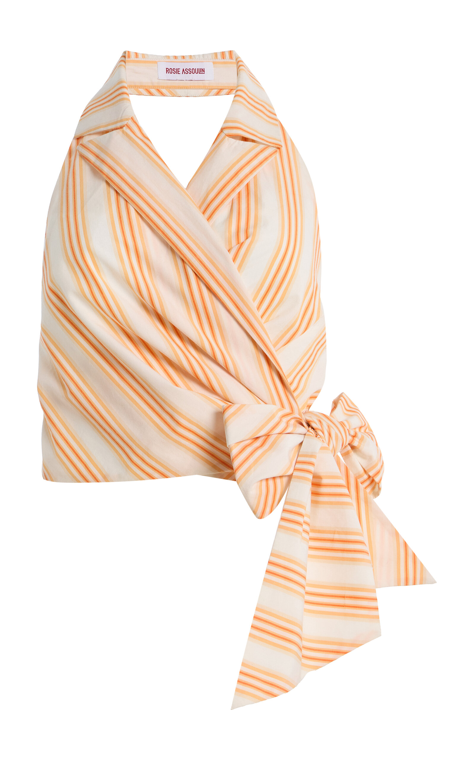 Rosie Assoulin Wrapped Up Halter Top