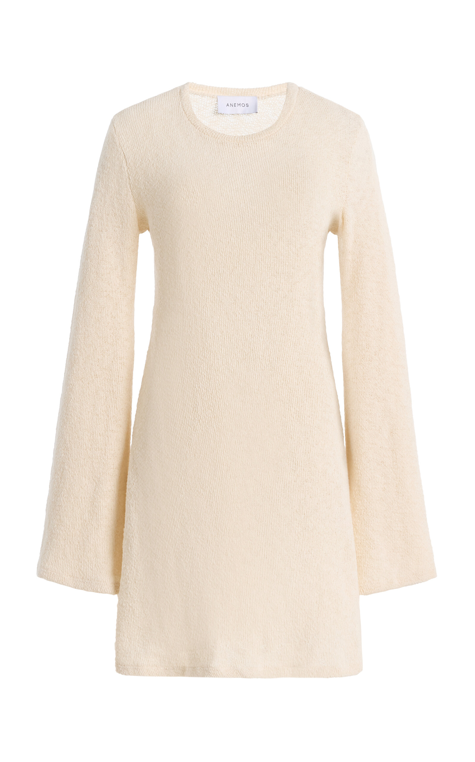 Anemos The Bell Sleeve Crocheted Cotton Mini Dress - Moda Operandi