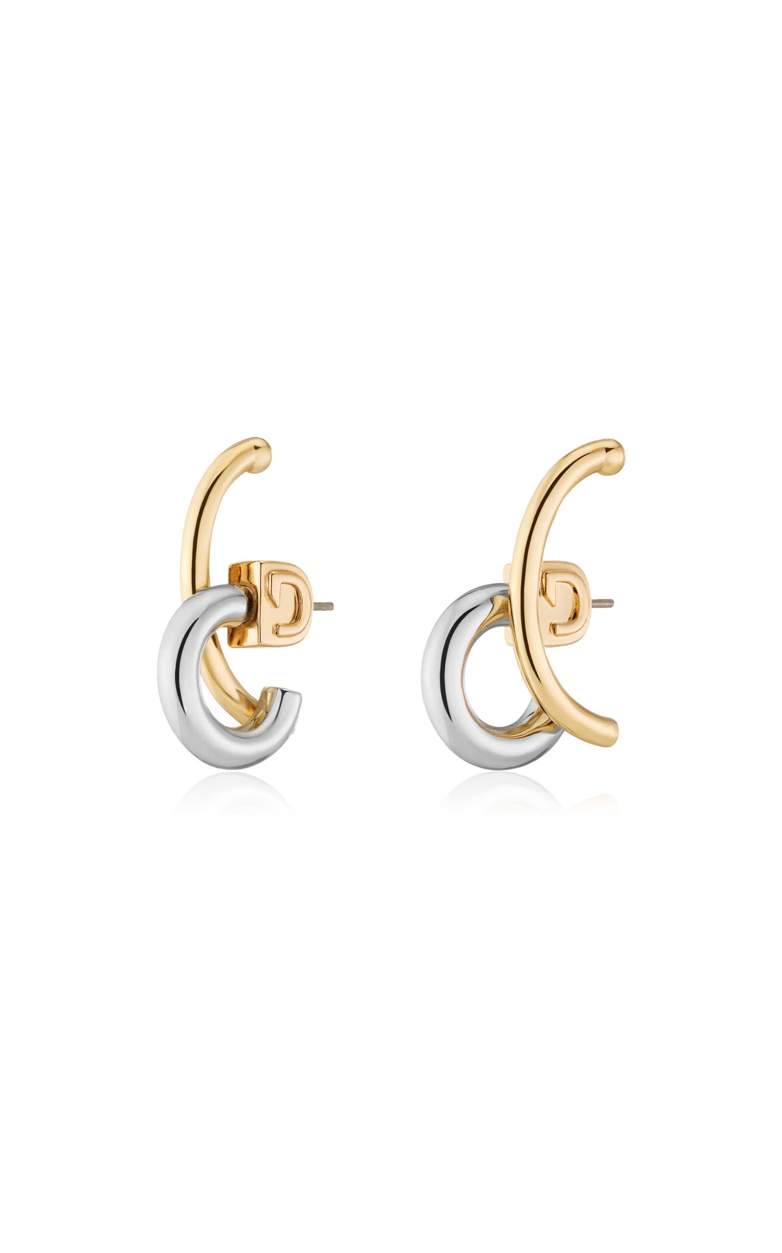DEMARSON - Marisa Mini Gold-Plated Crystal Earrings - Gold - OS - Moda Operandi - Gifts For Her
