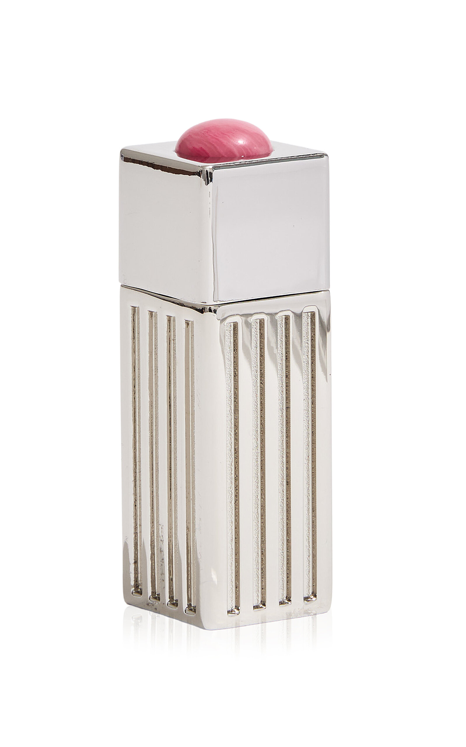 Edie Parker Lipstick Lighter Case In Silver