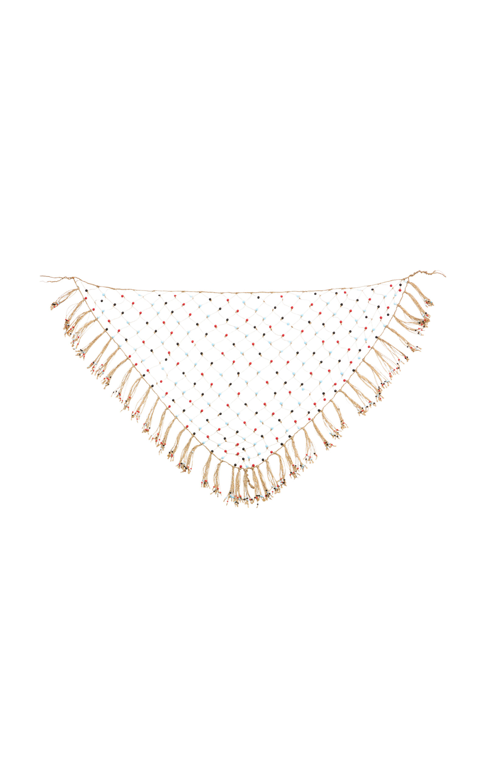 Etro Beaded Net Bandana - Multi - OS