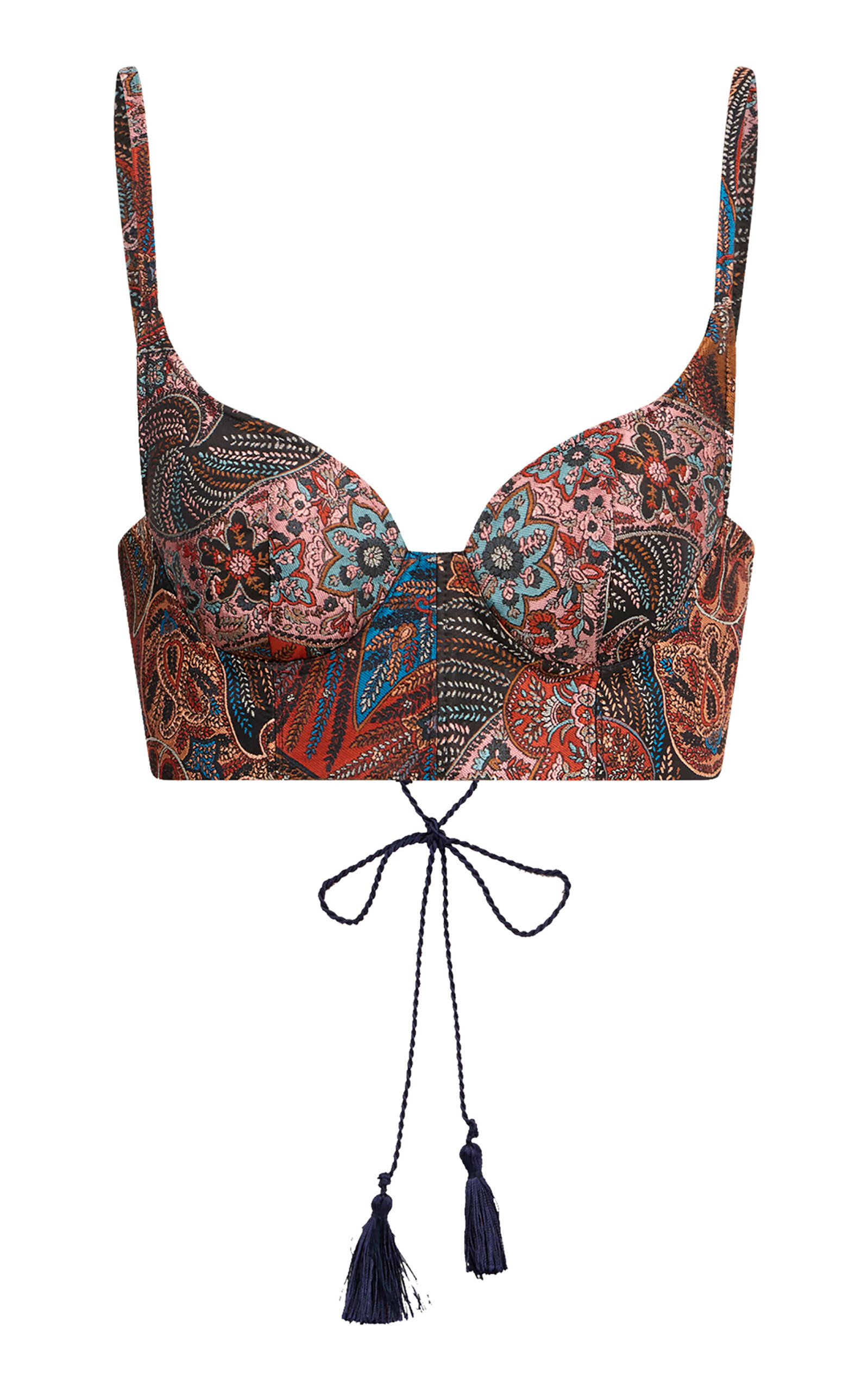 Etro Printed Bustier Top - Multi