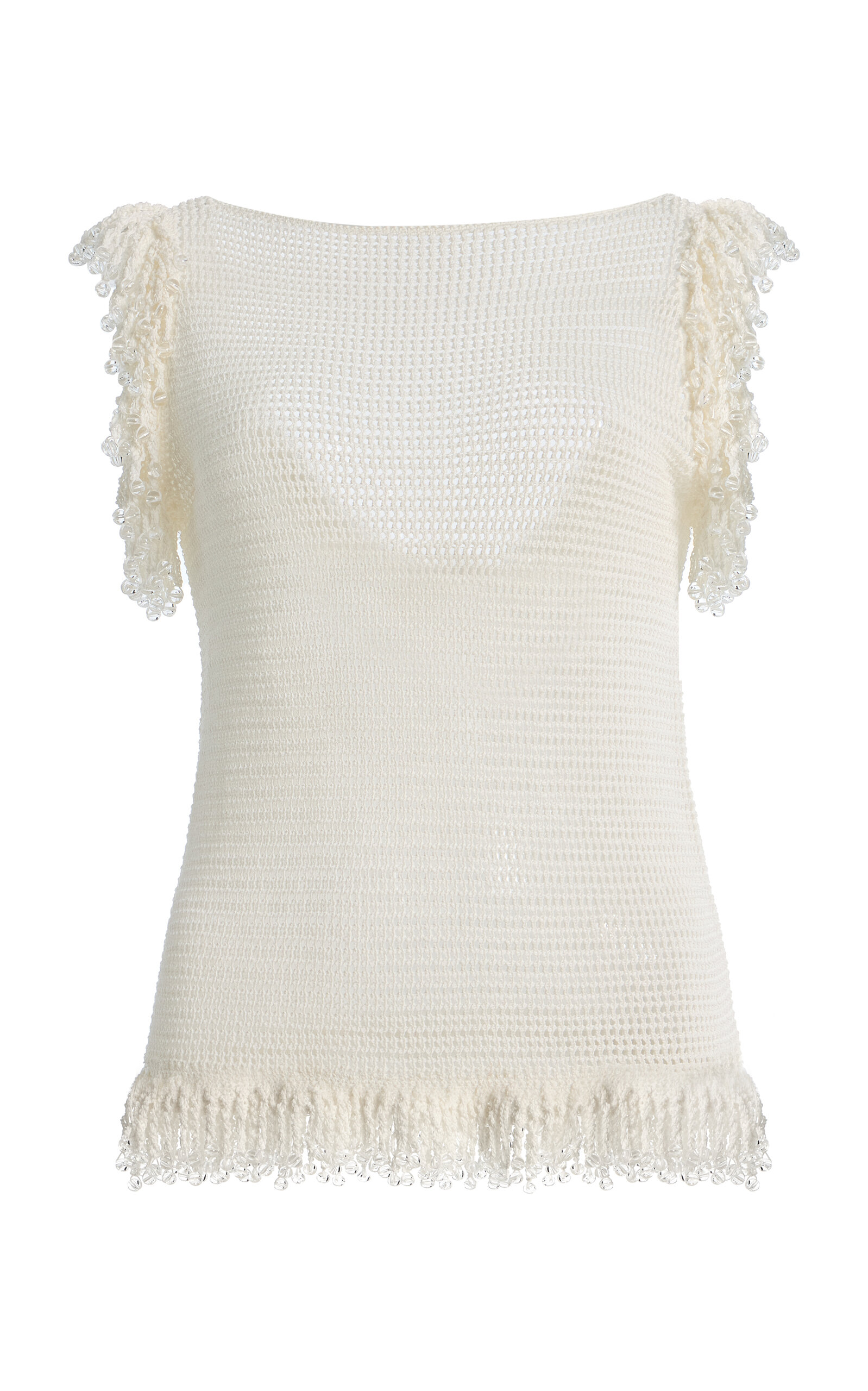 Paris Georgia Fringe Cotton Top