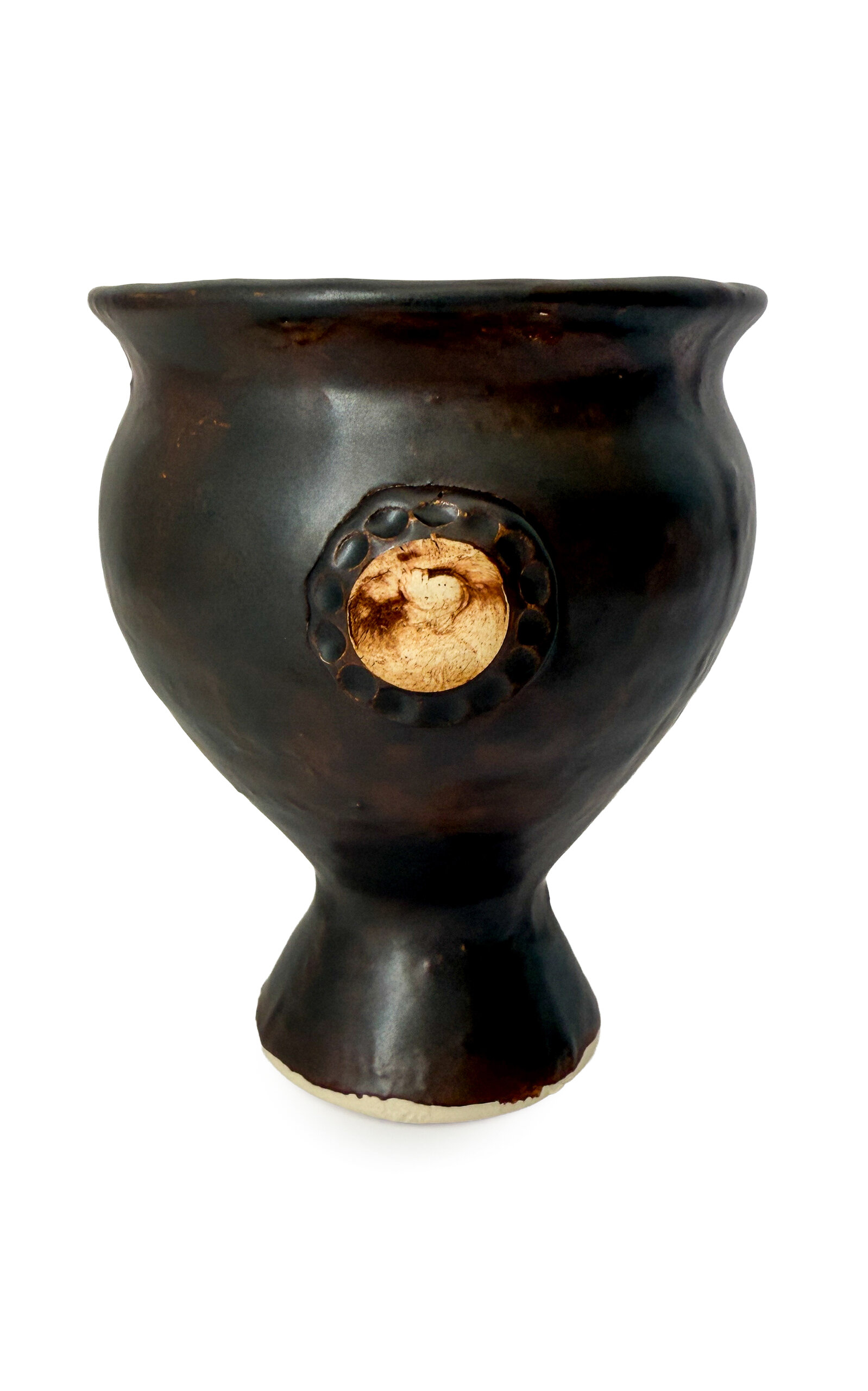 Jeanette Morrow Jeanne D'Arc Asher Vase - Brown