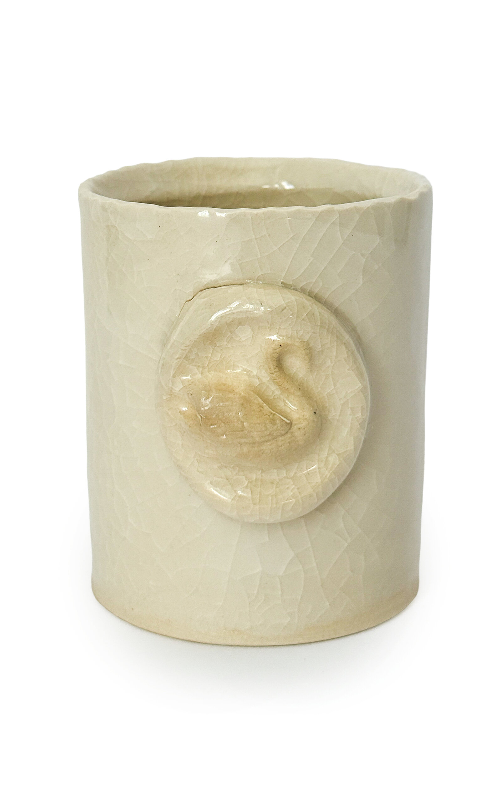 Jeanette Morrow Swan Kacey Cup - White