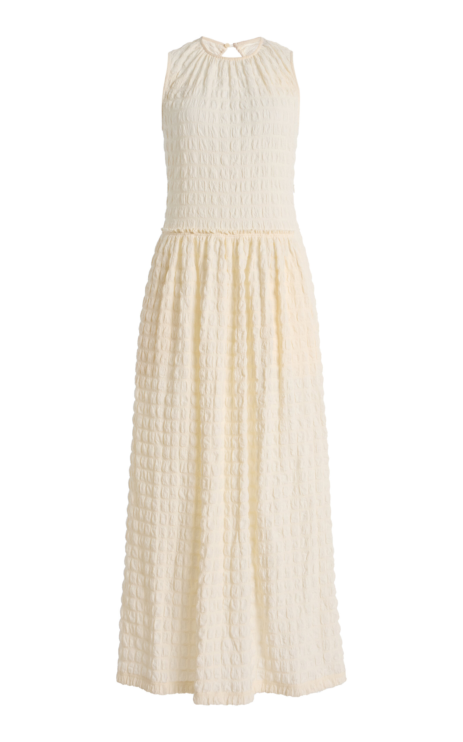Proenza Schouler White Label Zoira Textured Midi Dress - Women's Clothing