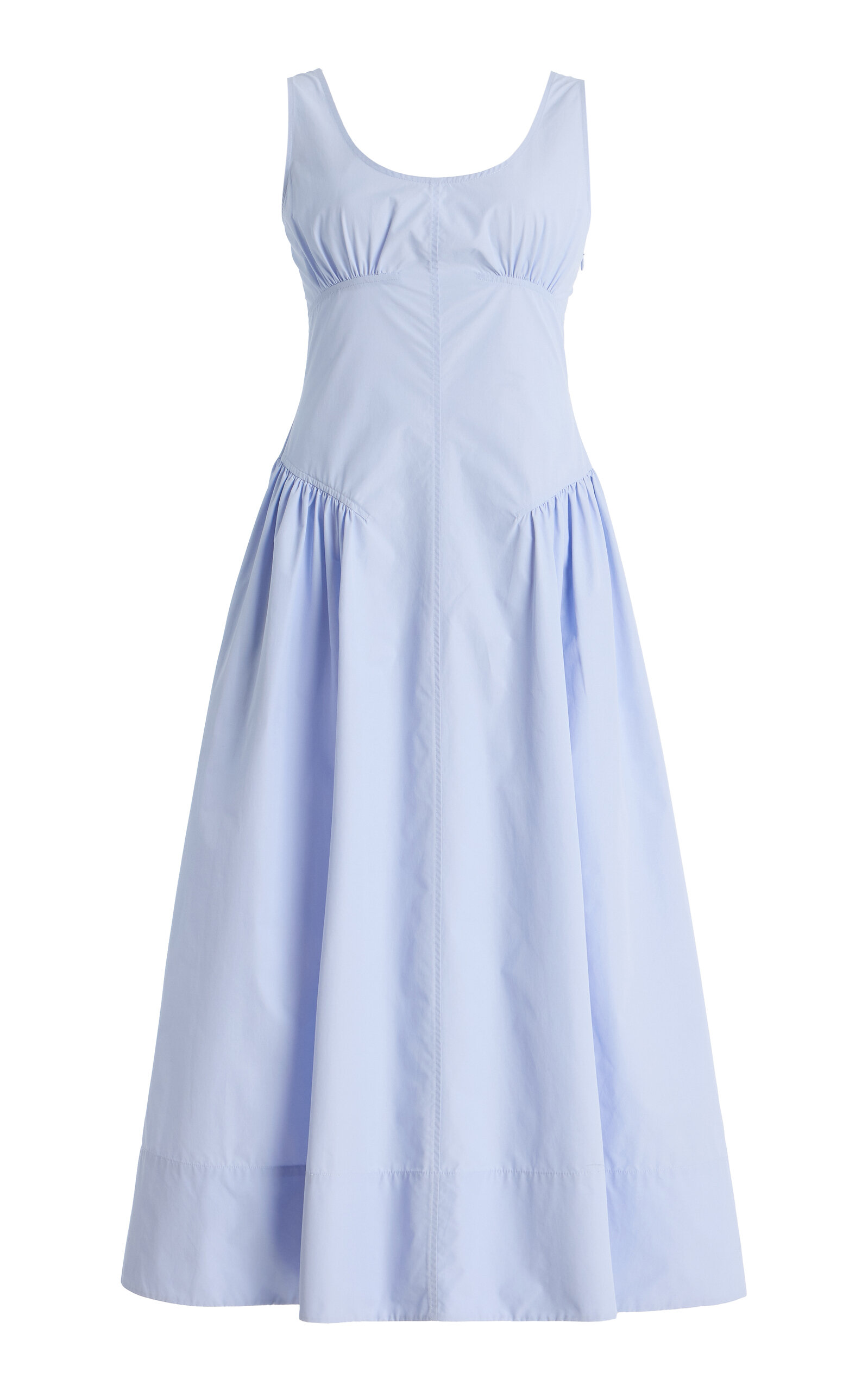 Proenza Schouler White Label Kendall Tech-Cotton Midi Dress