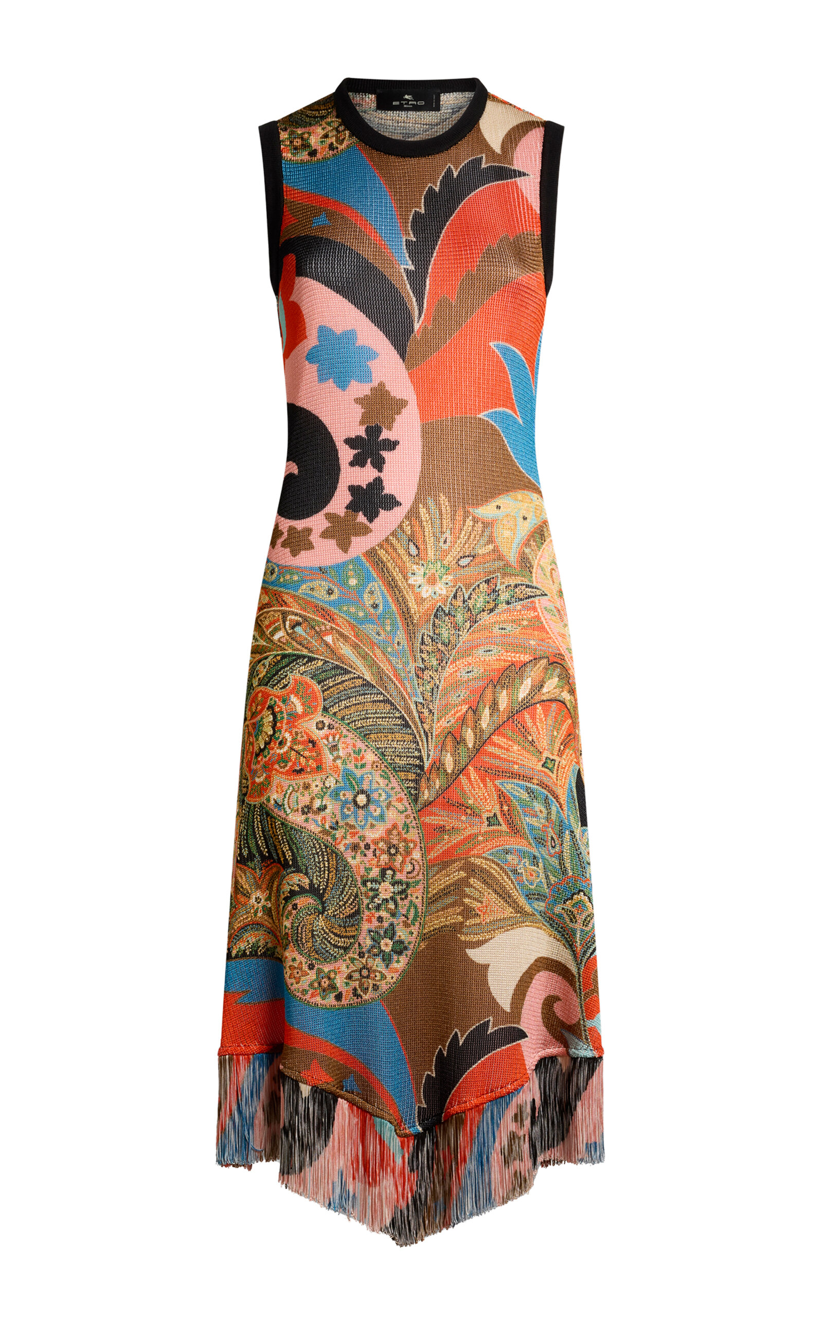 Etro Sleeveless Jersey Midi Dress - Multi