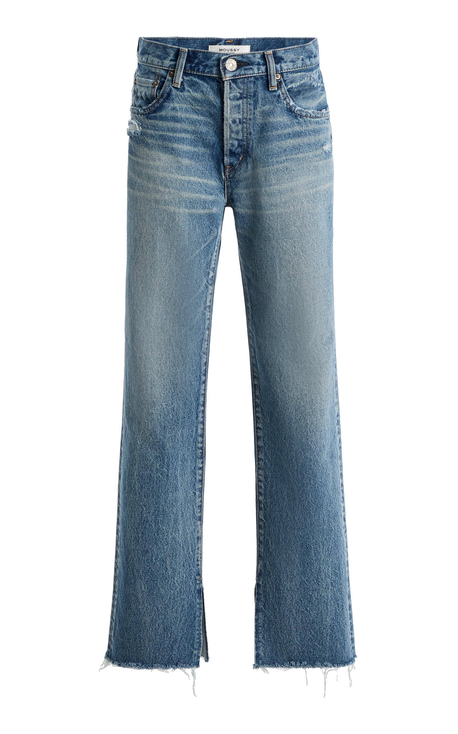 MOUSSY VINTAGE Foster Rigid Straight-Leg Jeans