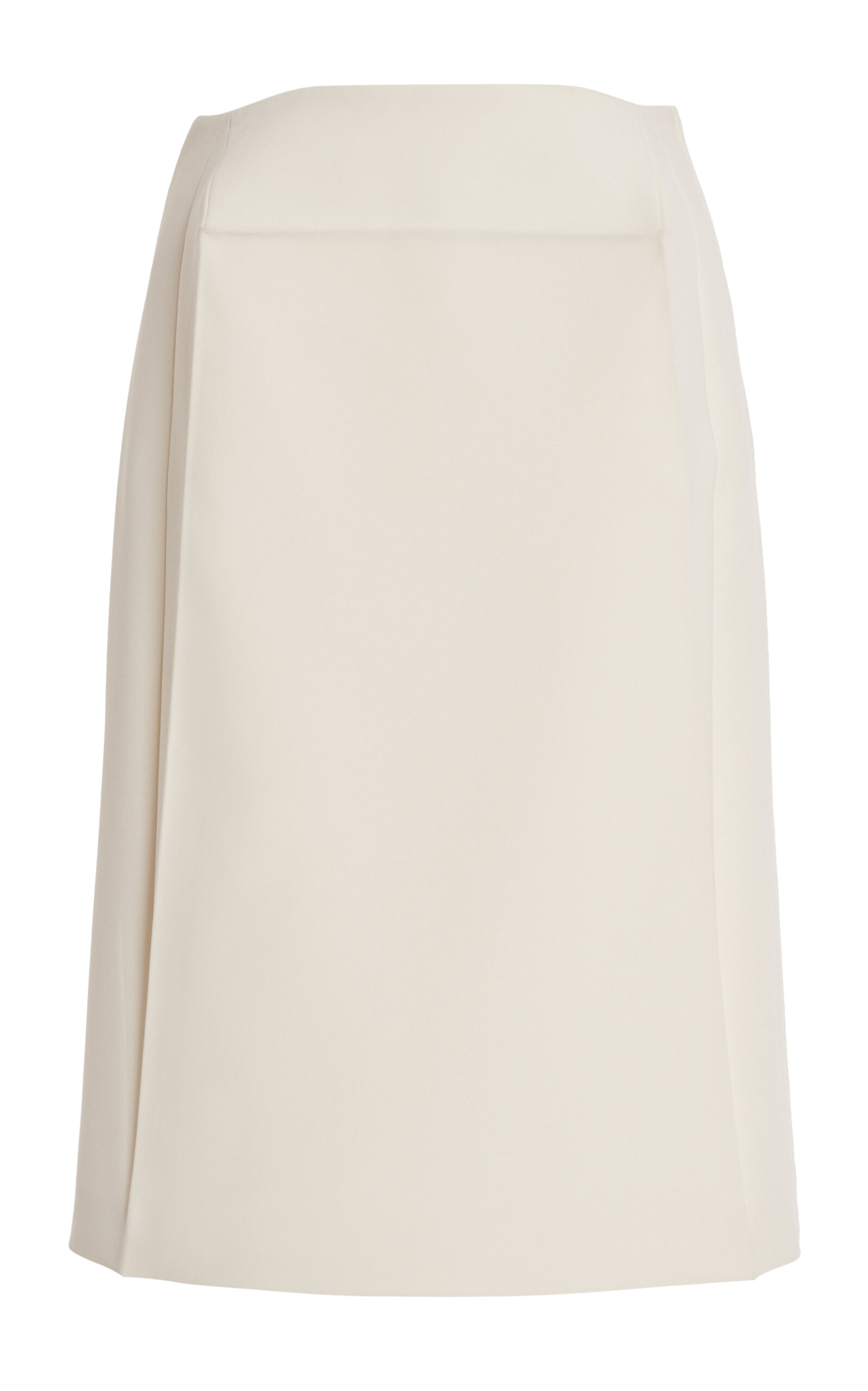 Jil Sander Crinoline Midi Pencil Skirt - White