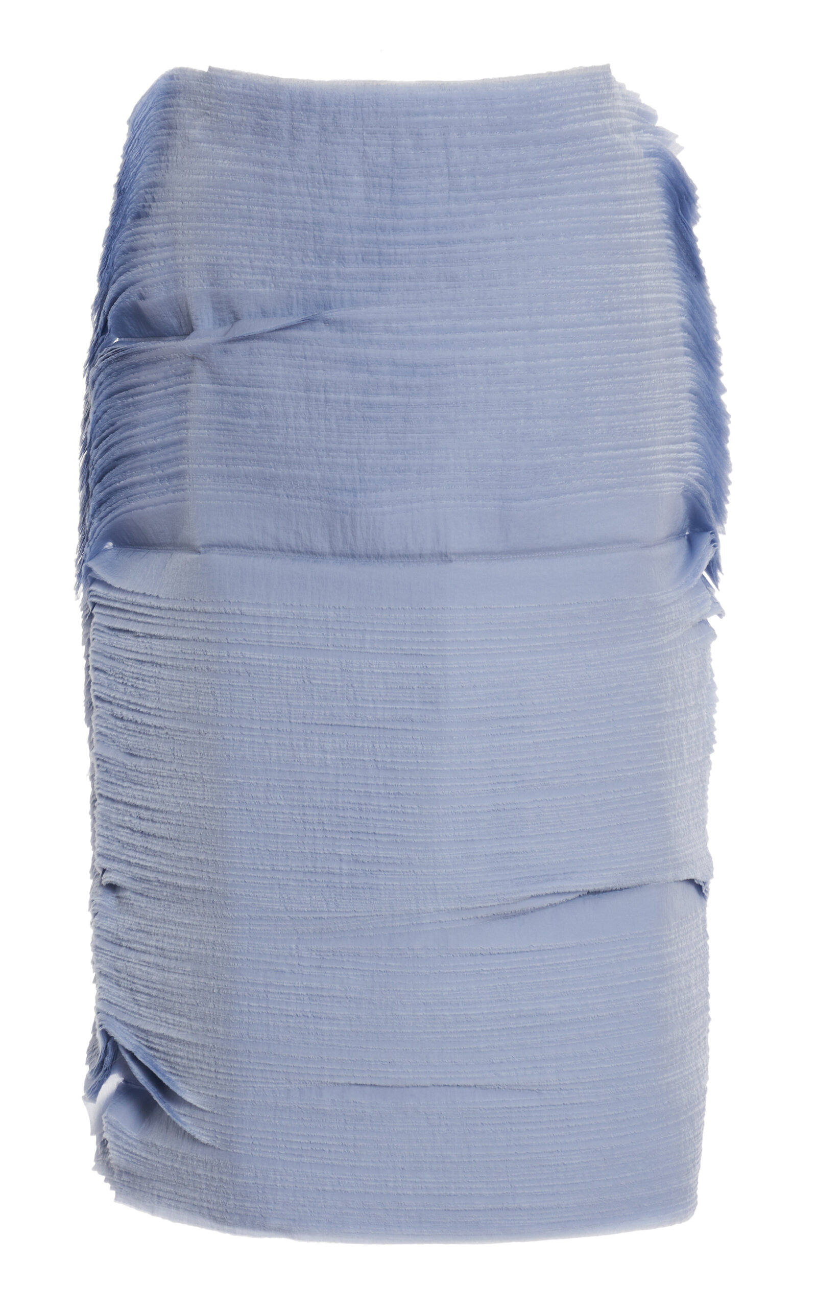 Jil Sander Embroidered Midi Skirt In Blue