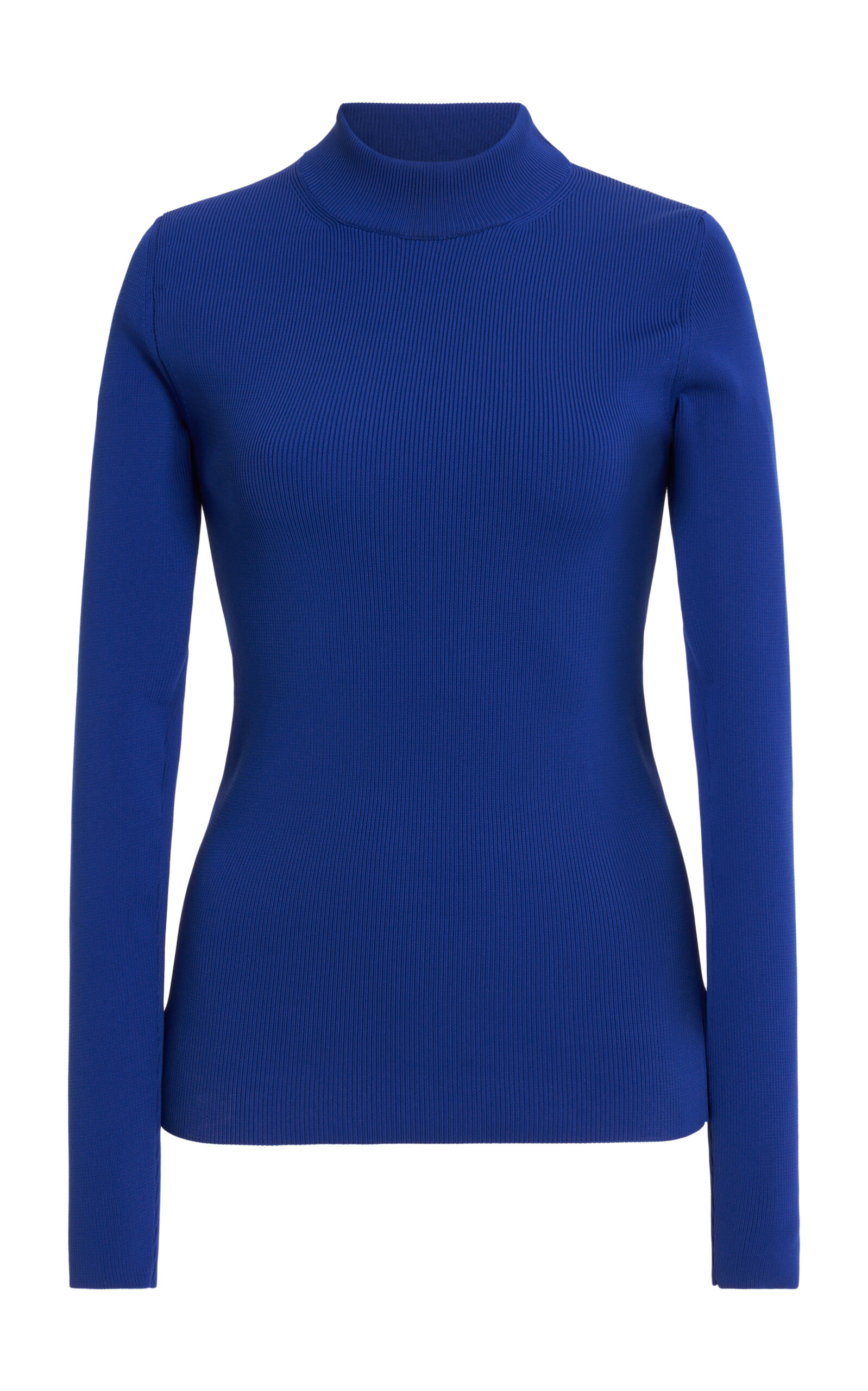 Jil Sander Knit Mock Neck Sweater - Blue