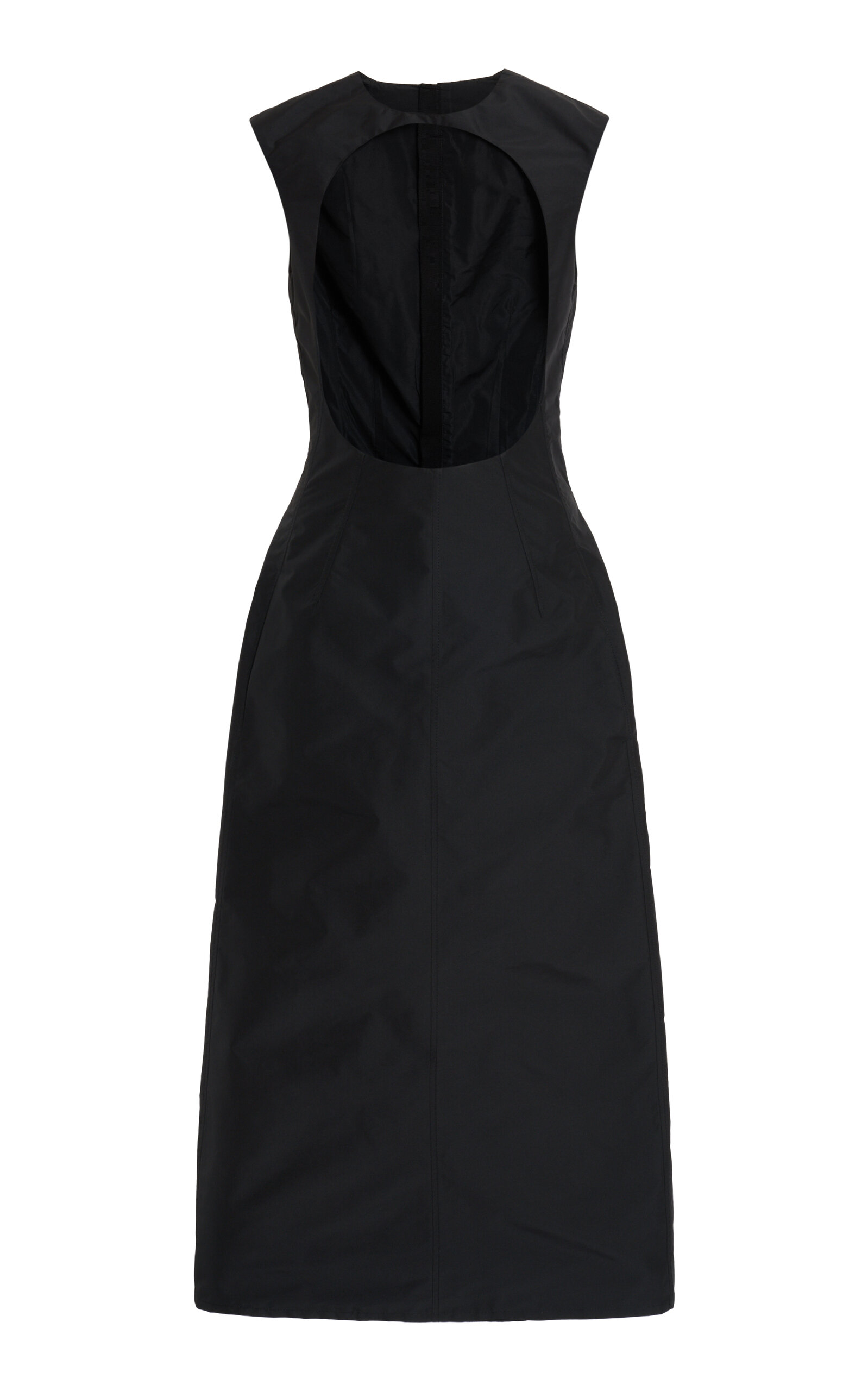 Jil Sander Keyhole Midi Dress - Black