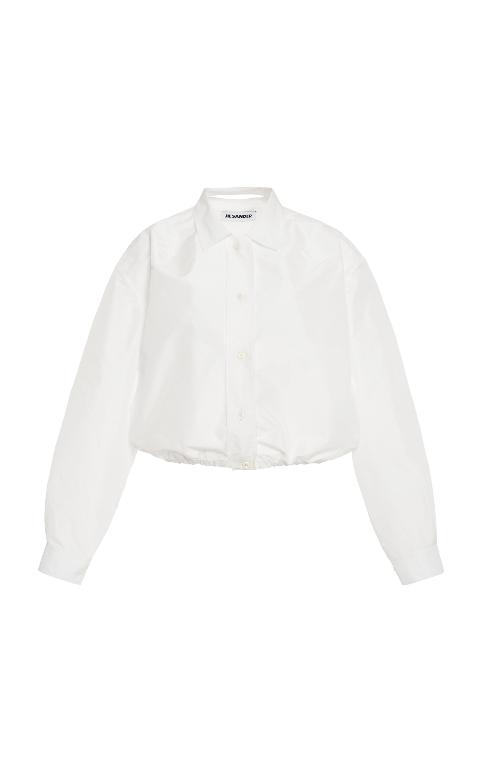 Jil Sander Voluminous Blouson Jacket In White