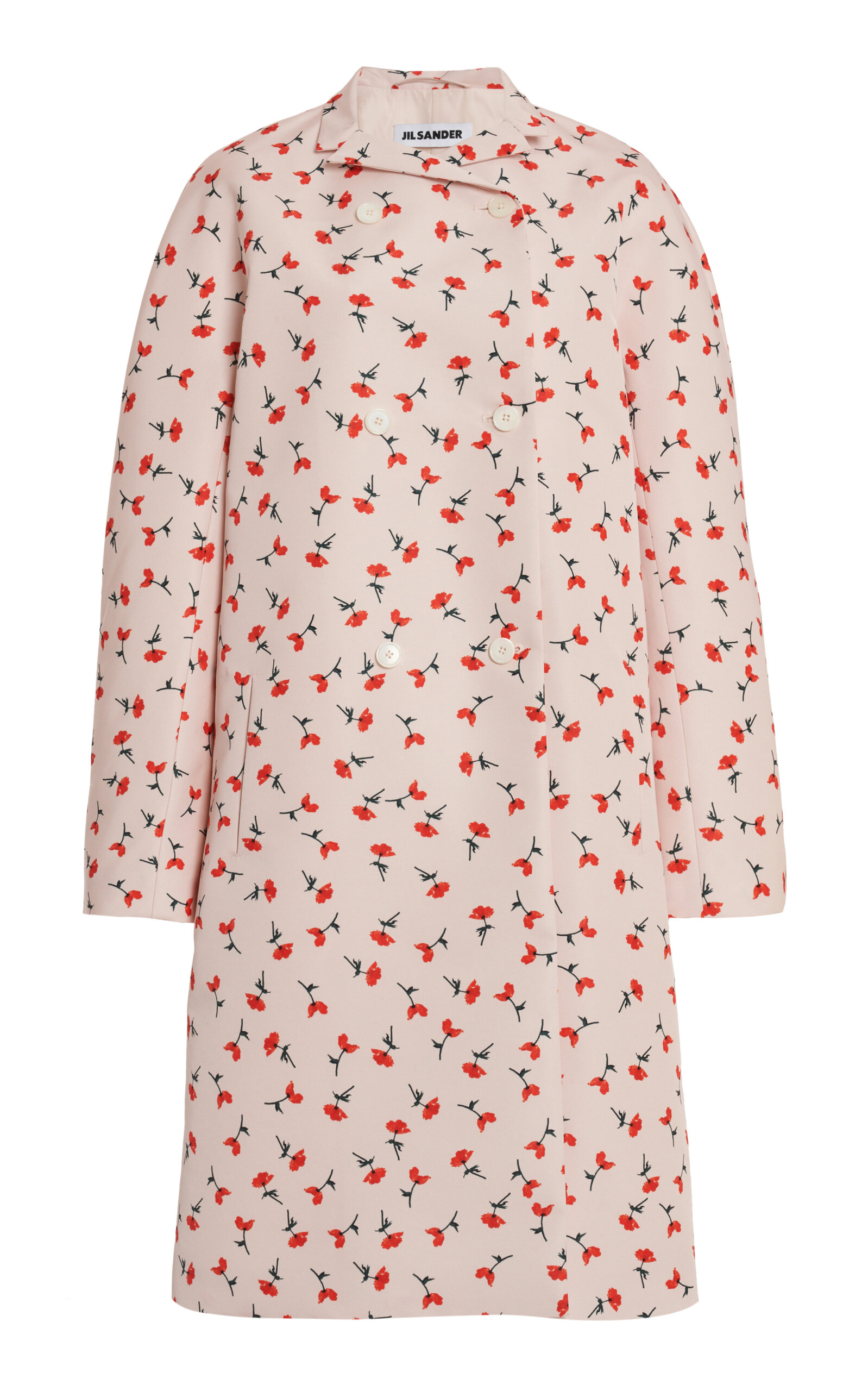 Jil Sander Double-Breasted Sport Coat - Light Pink