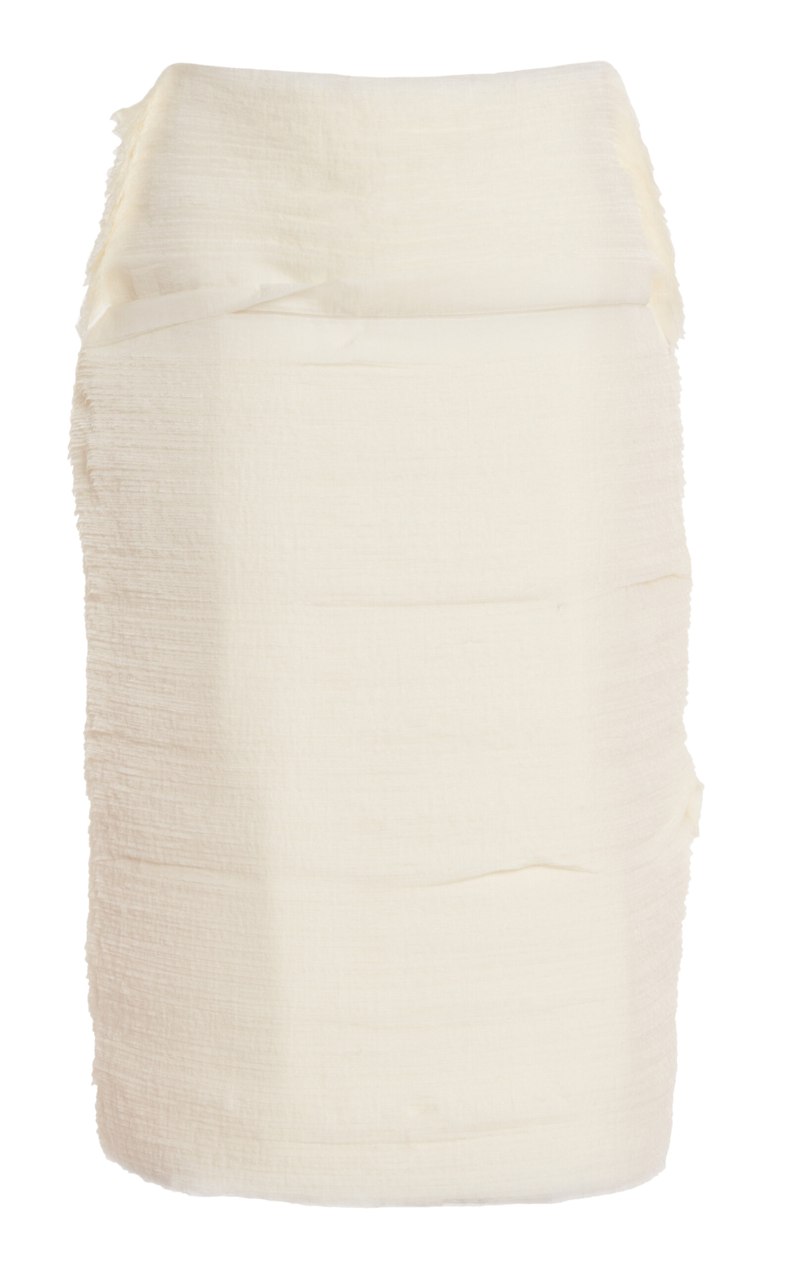 Jil Sander Embroidered Midi Skirt - White