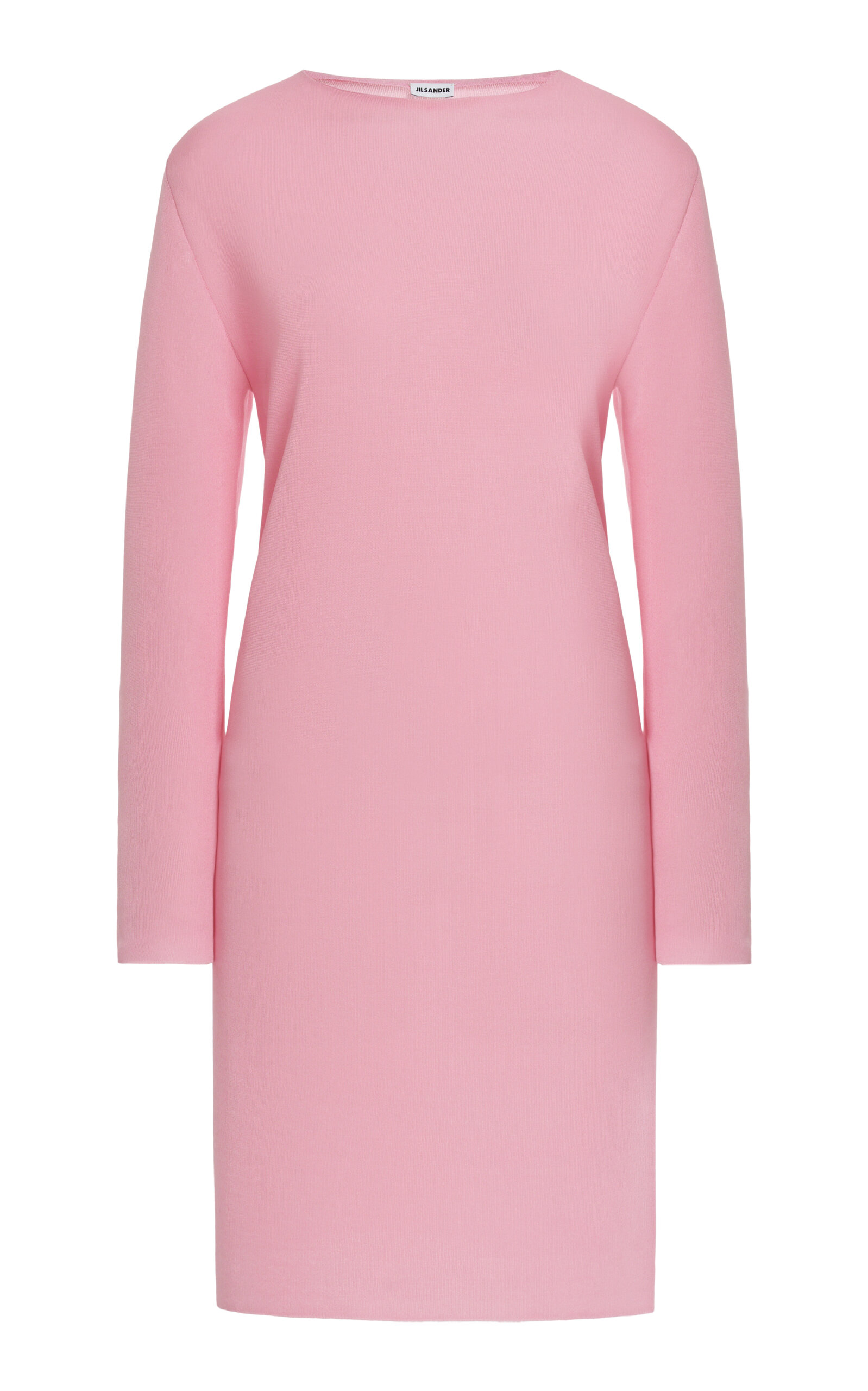 Jil Sander Silk-Blend Mini Dress - Pink