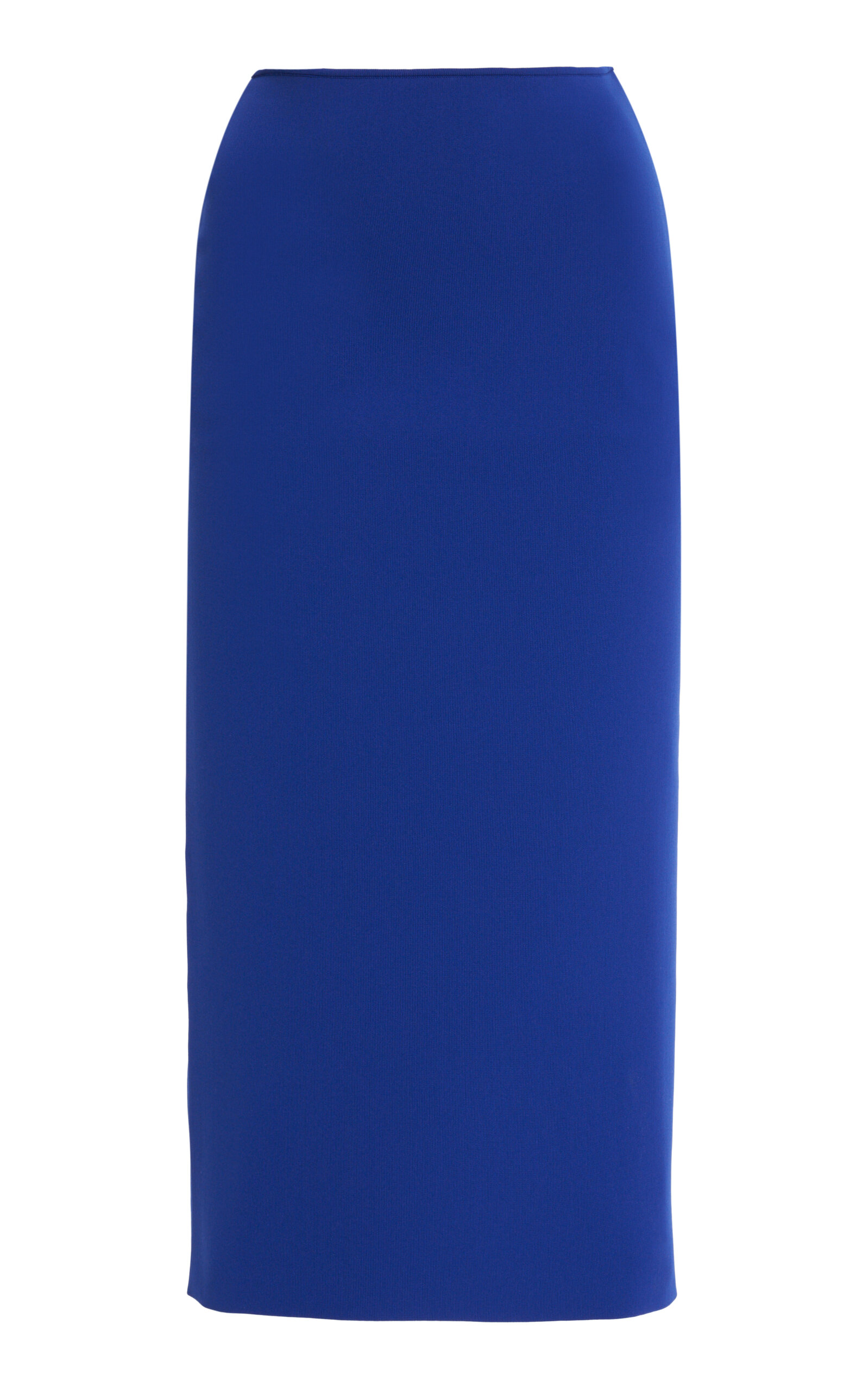 Jil Sander Straight Knit Midi Skirt - Blue