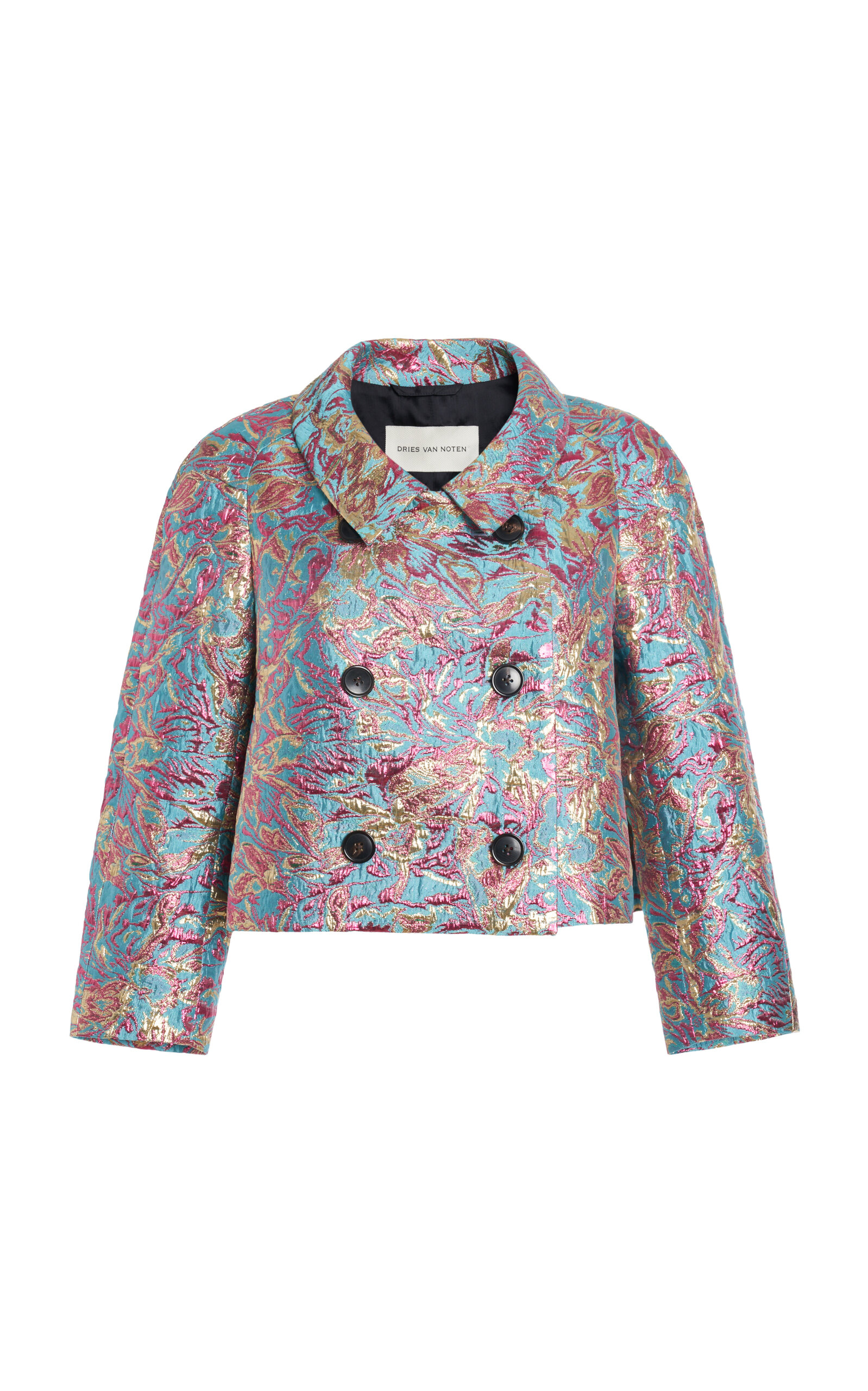 Dries Van Noten Vipa Floral Jacquard-Lamé Jacket - Multi