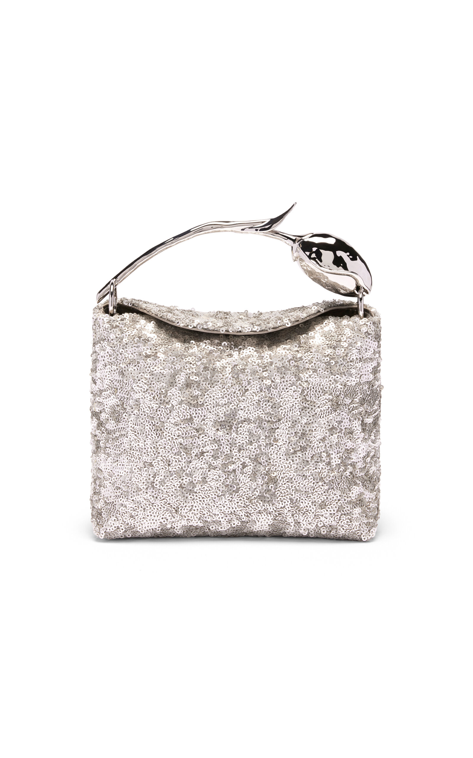 Erdem Mini Bloom Bag - Silver - OS