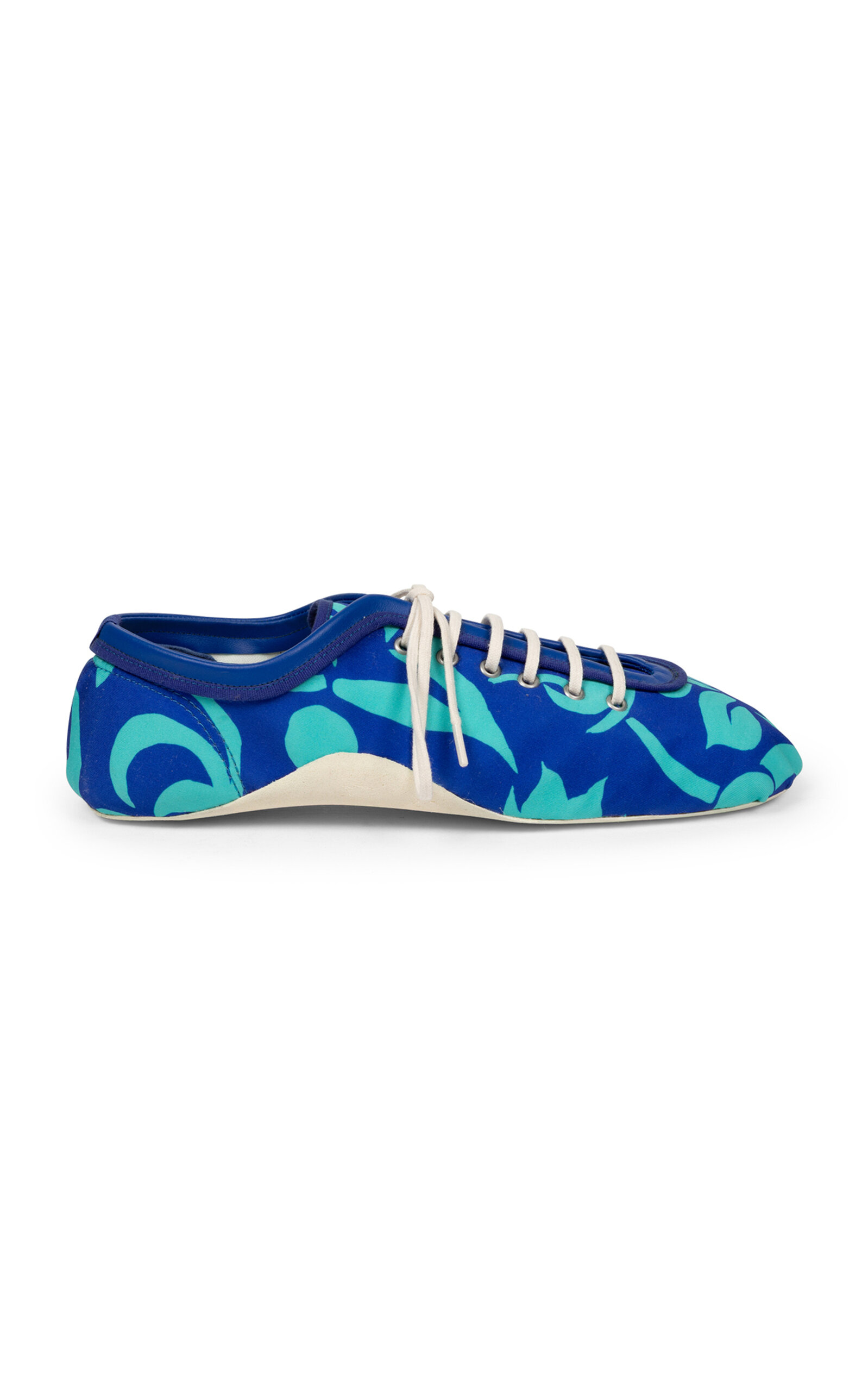 Dries Van Noten - Printed Ballerina - Blue - IT 40 - Moda Operandi