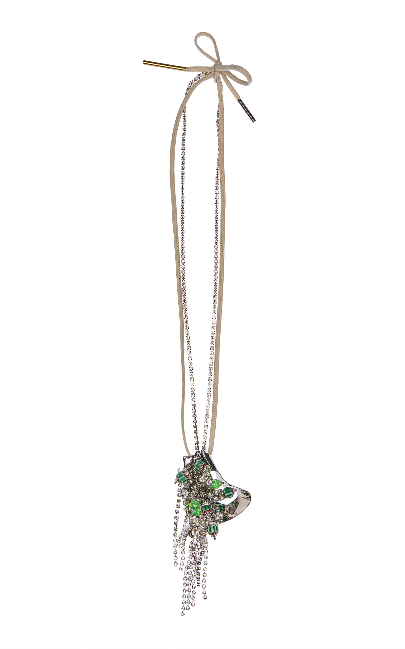 Dries Van Noten Long Pendant Necklace - Green - OS - Only At Moda Operandi
