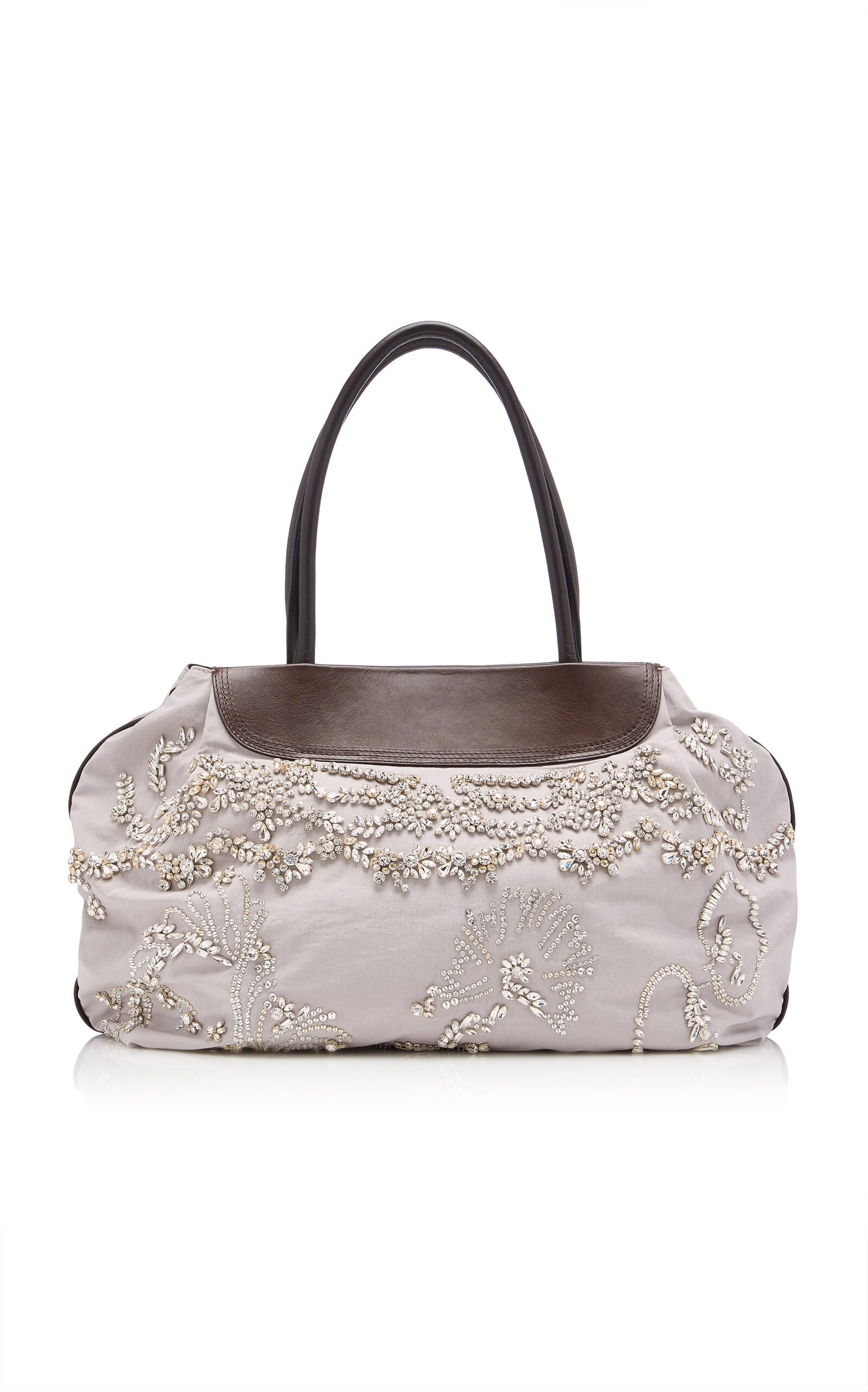Dries Van Noten Large Blossom Tote - Grey - OS