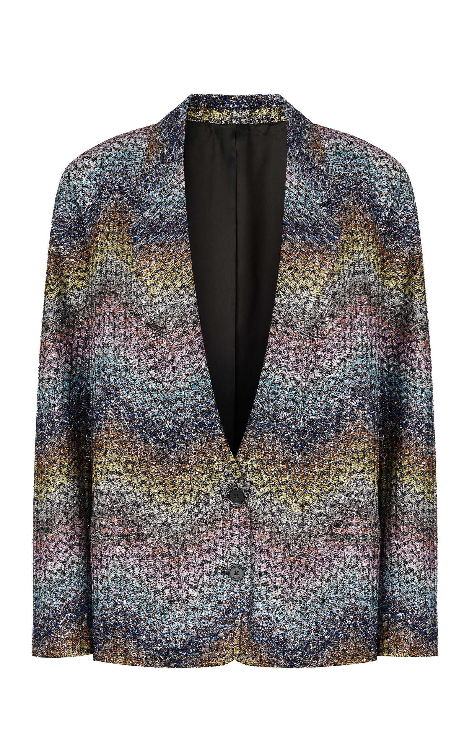 Missoni Oversized Chevron Single-Breasted Blazer - Multi