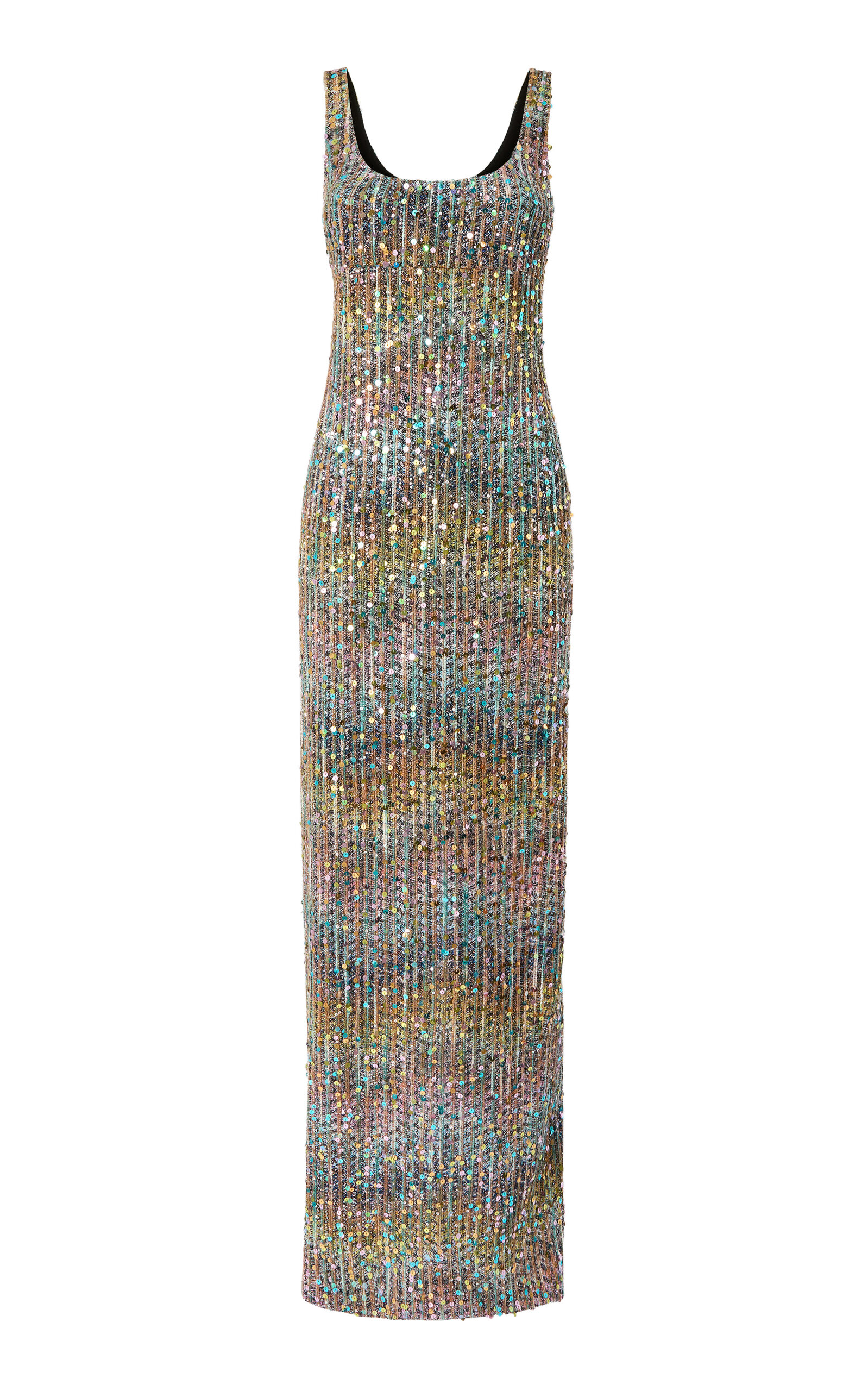 Missoni Sequined Caperdoni-knit Maxi Dress In Multi