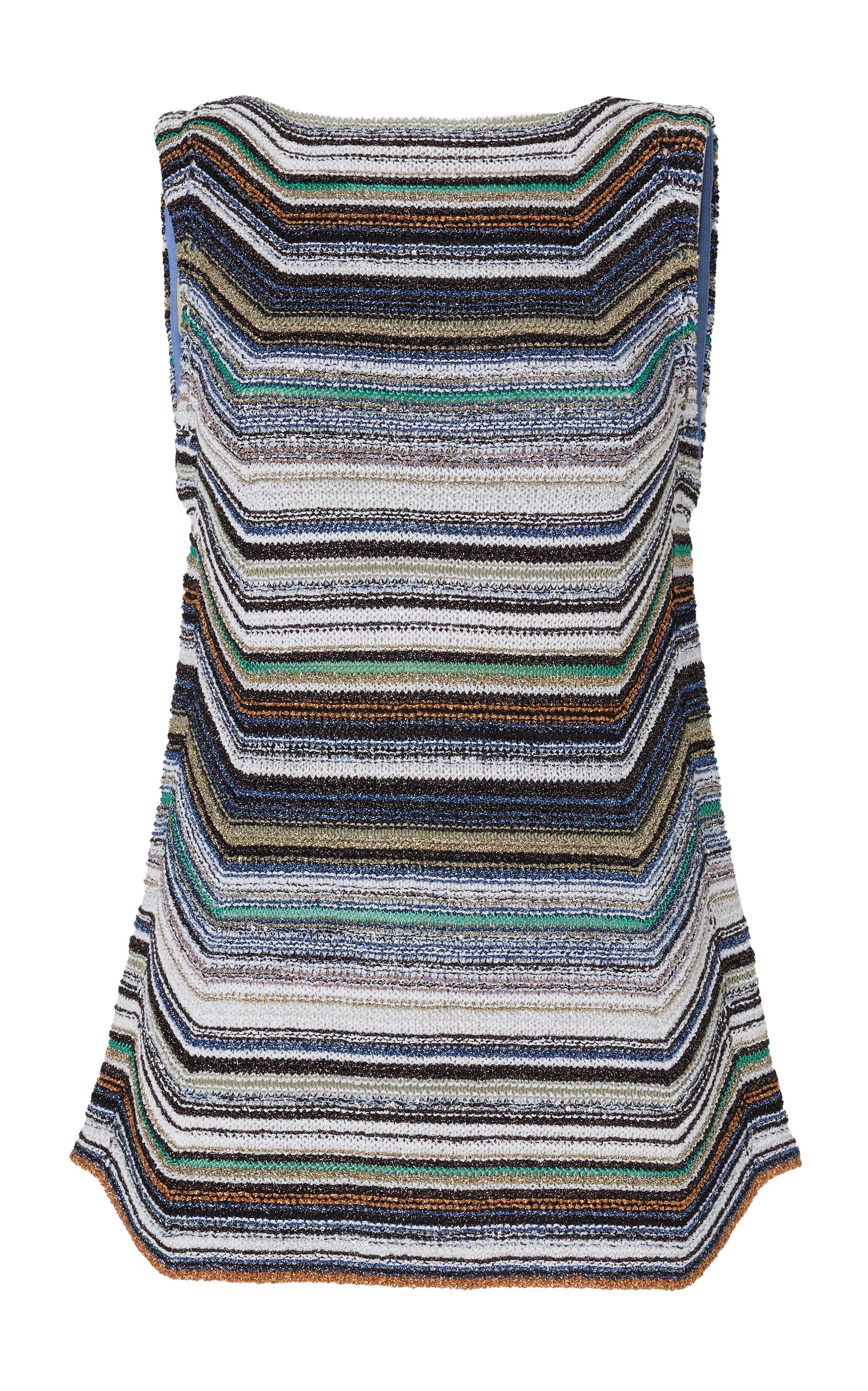Missoni Boatneck Caperdoni-Knit Mini Dress - Multi