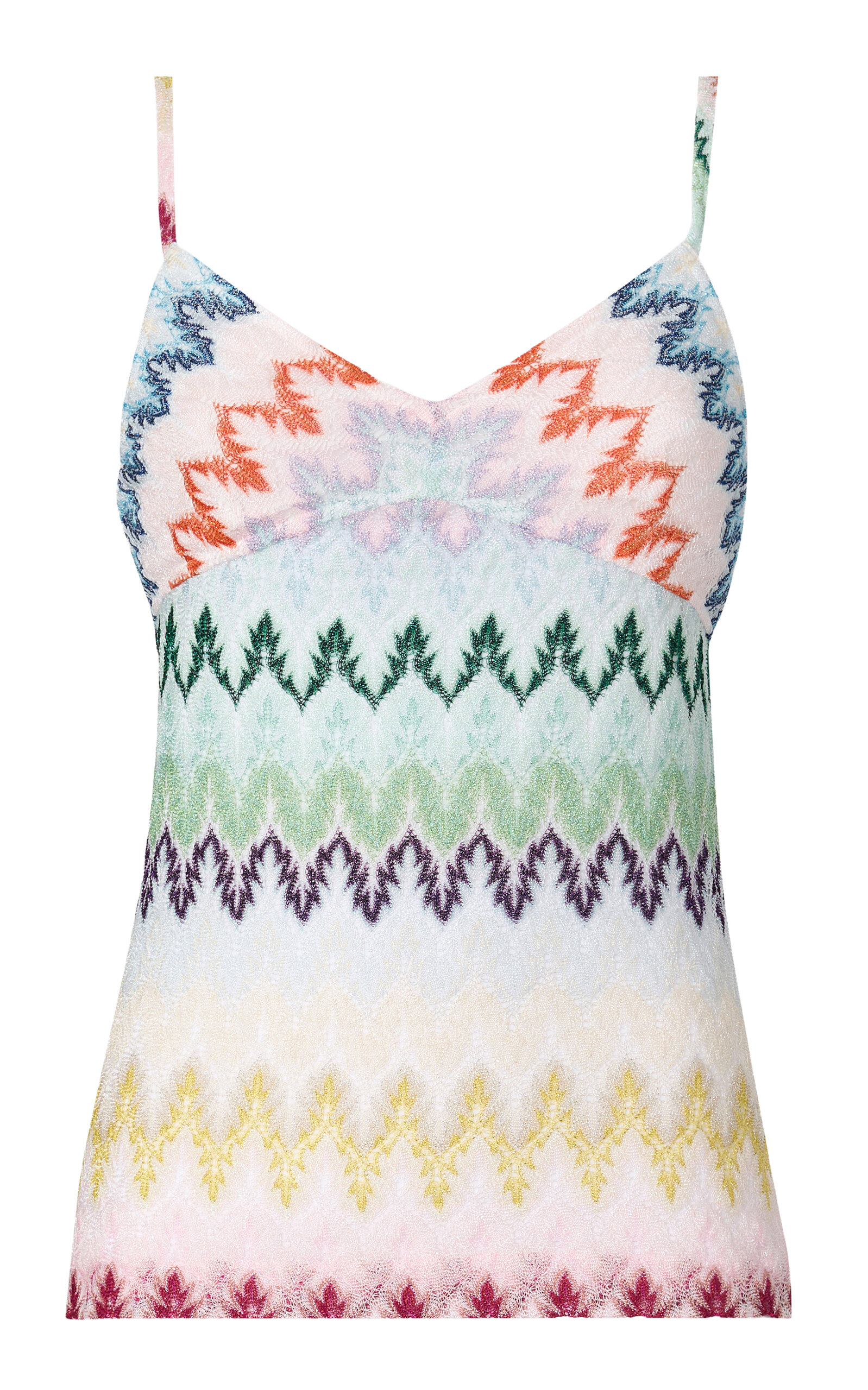 Missoni Zig Zag V-Neck Tank Top - Multi