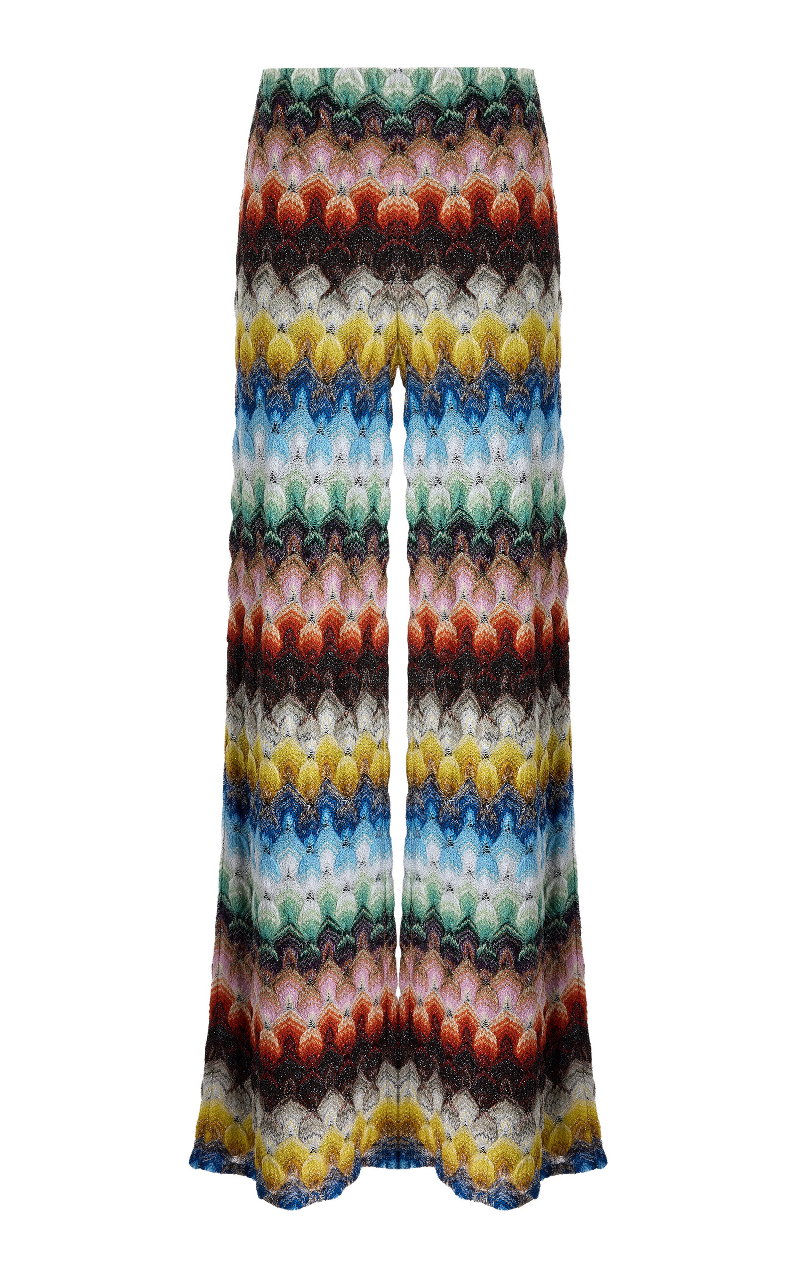 Missoni Wide-leg Flares Raschel Trousers In Multi