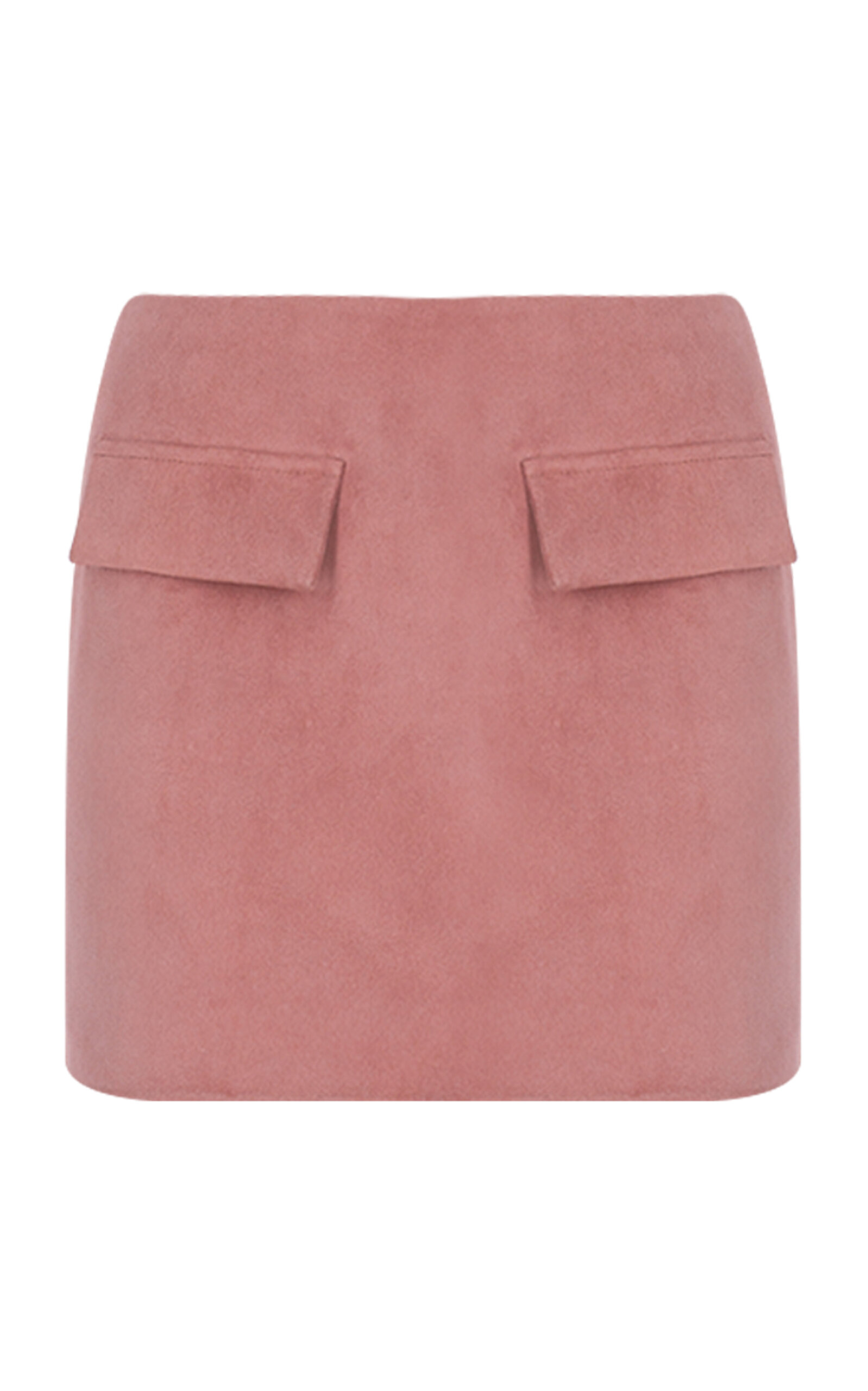 Zeynep Arçay Two-Pocket Mini Suede Skirt