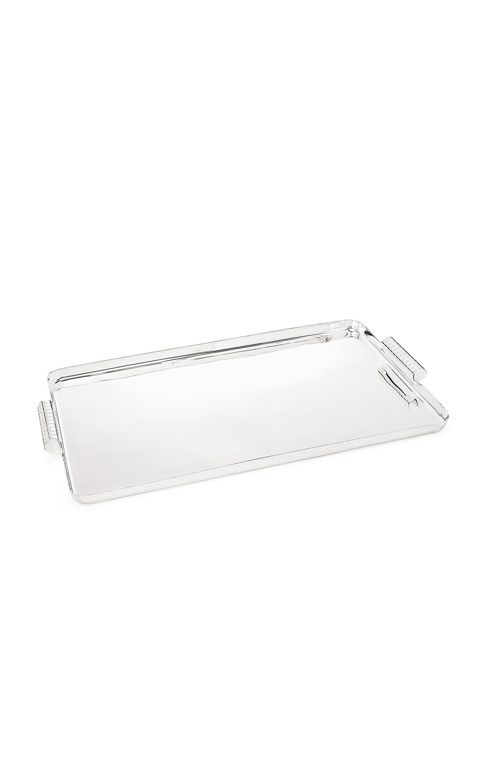 Ralph Lauren Montgomery Rectangular Tray In Silver