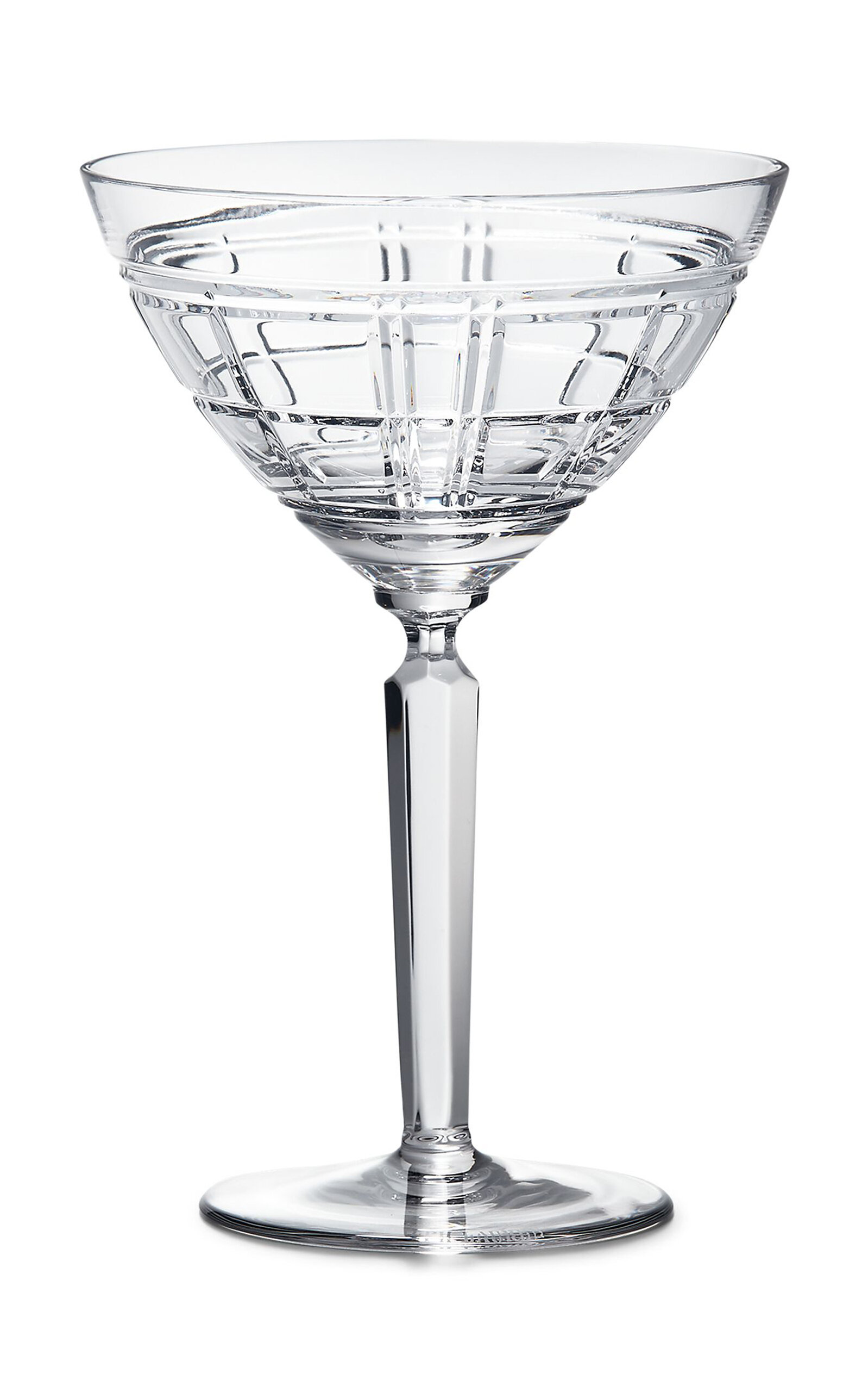 Ralph Lauren Home Hudson Plaid Martini Glass - Clear