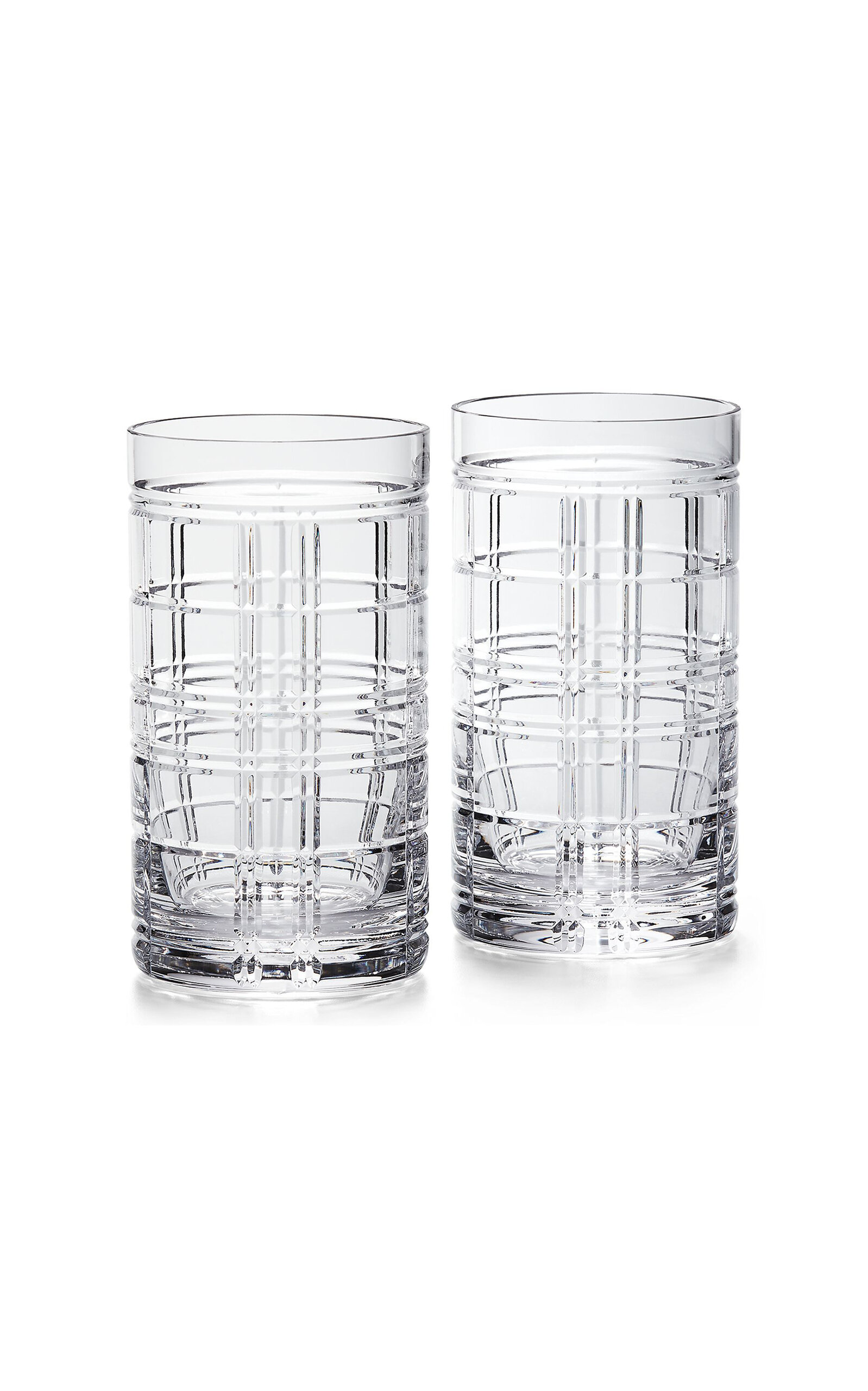 Ralph Lauren Home Hudson Plaid Highball Gift Set - Clear