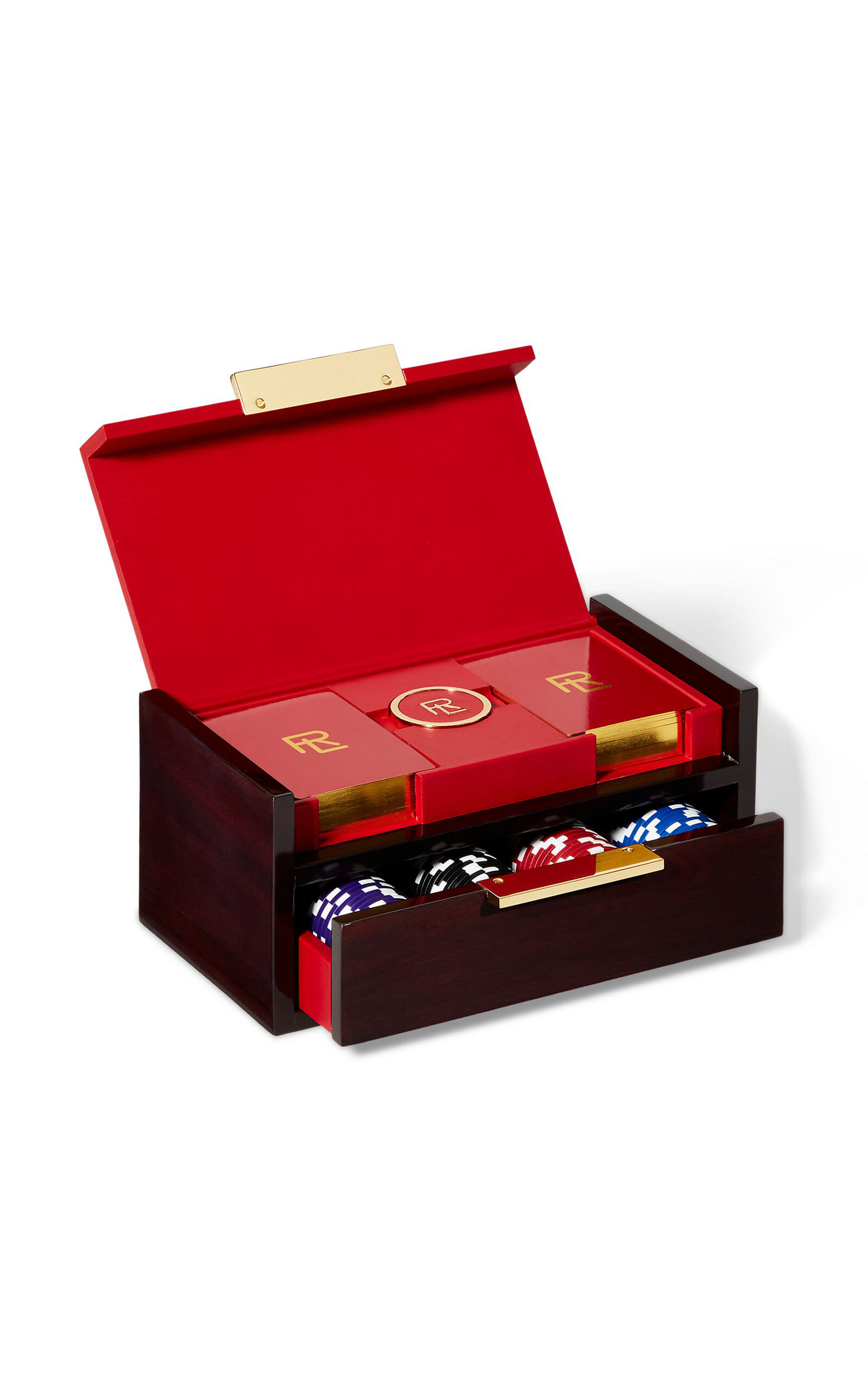 Ralph Lauren Home Sutton Poker Gift Set - Red