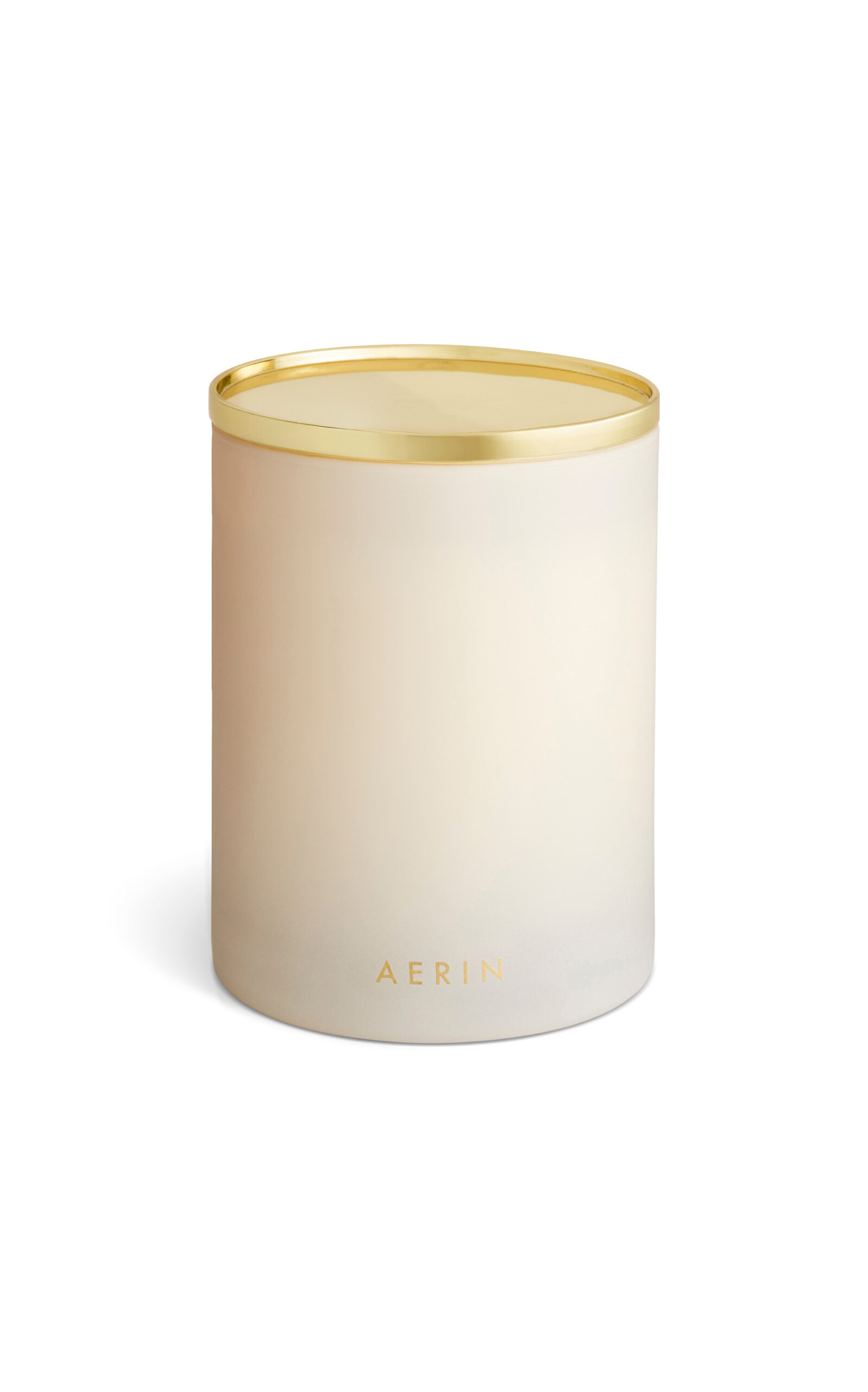 Aerin Holiday Nendaz Cypress Candle; Cream In Gold