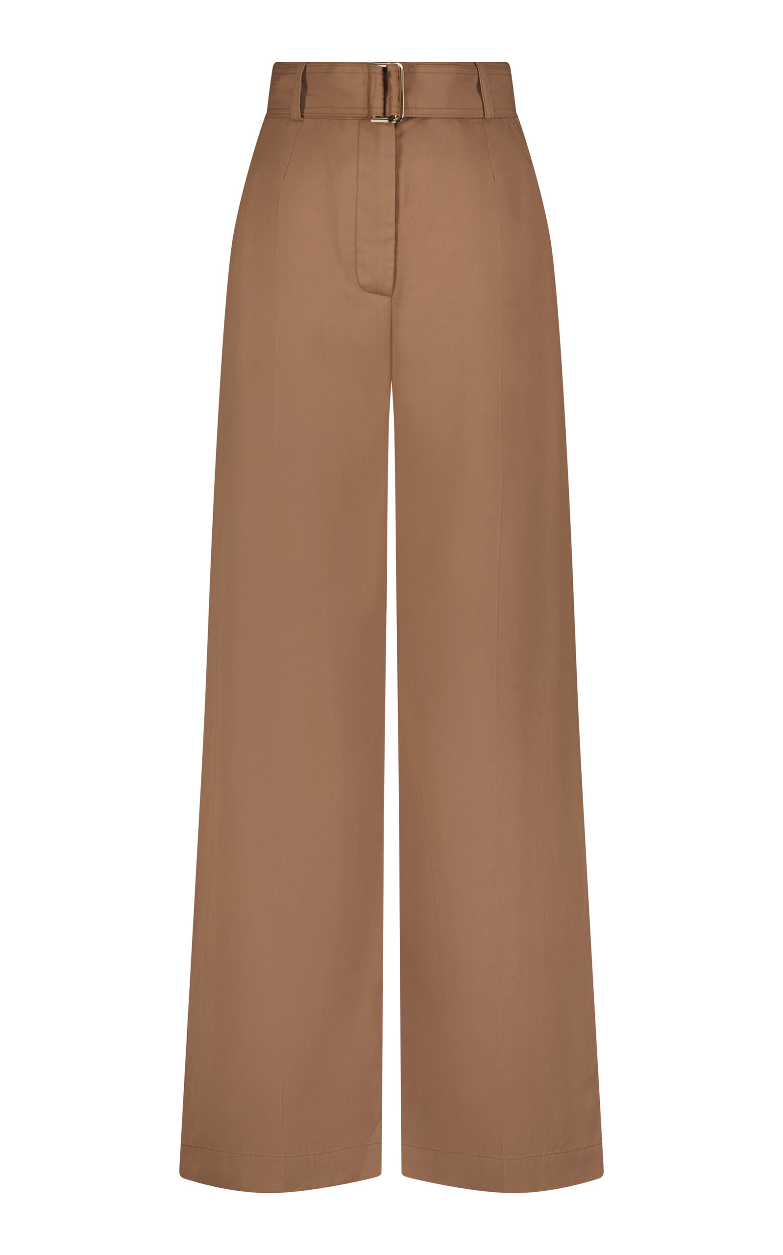 Matthew Bruch Belted Wide-Leg Pants