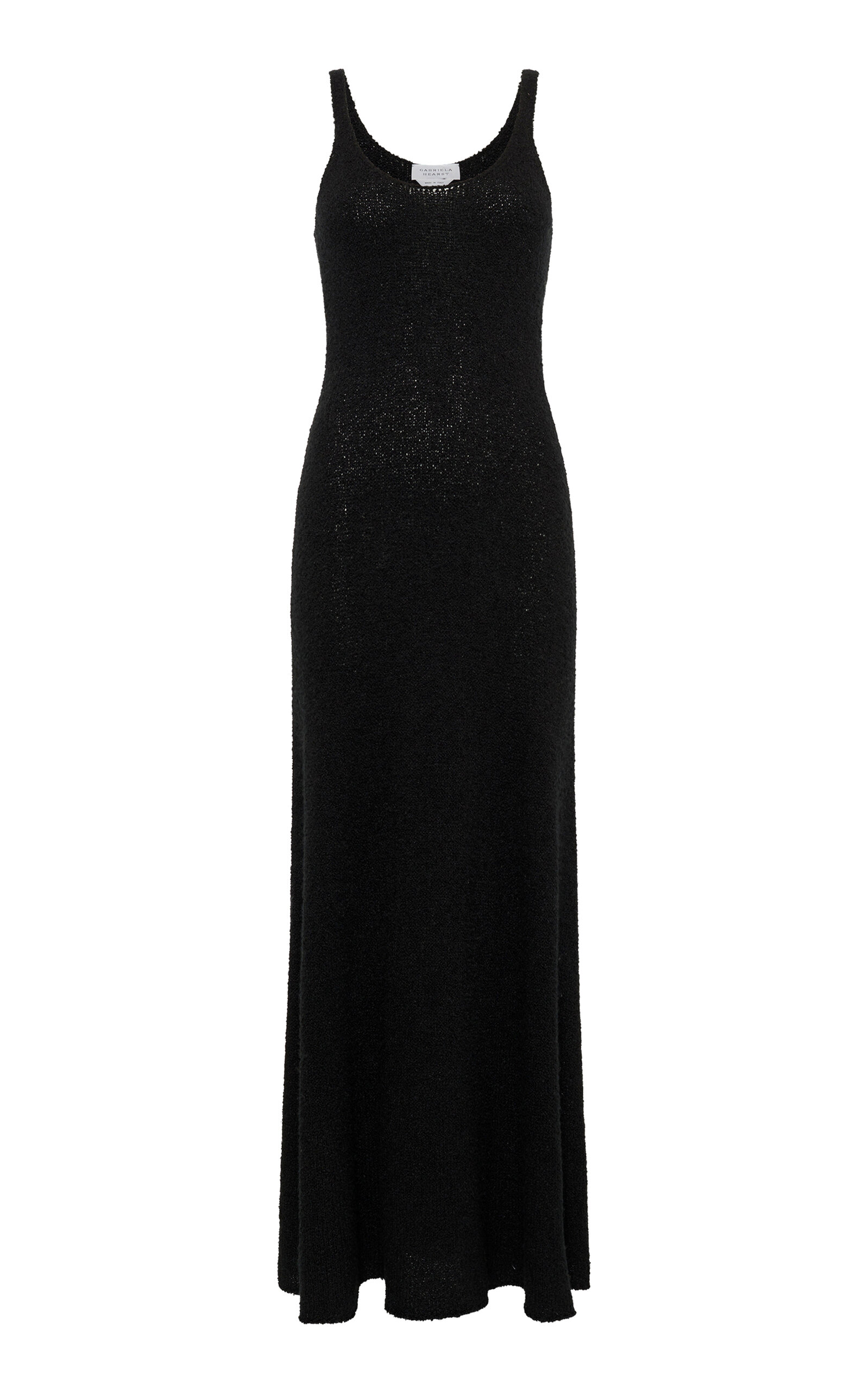 Gabriela Hearst Ayla Knit Silk Maxi Dress In Black