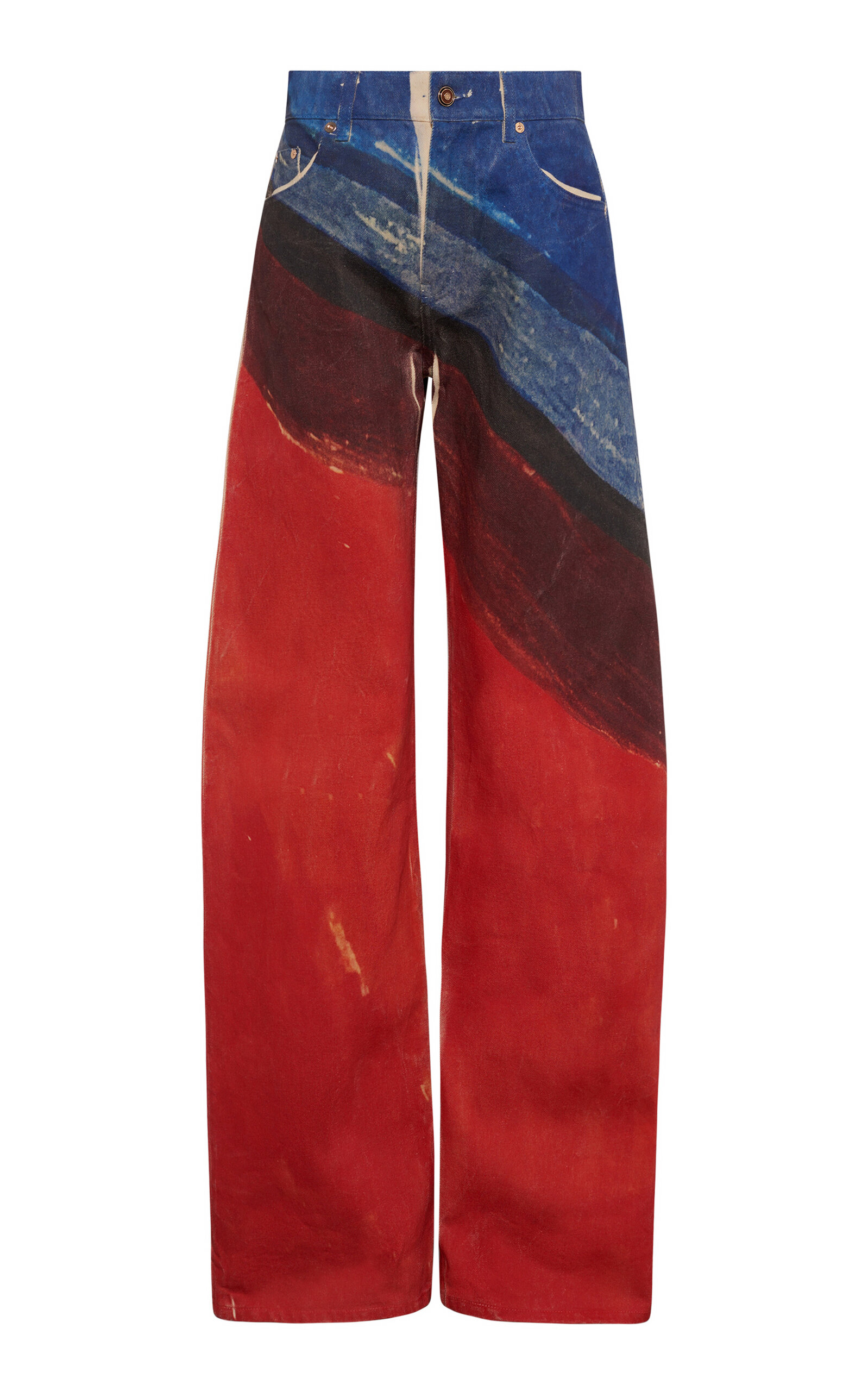 Gabriela Hearst Amoret Rigid High-Rise Wide-Leg Jeans