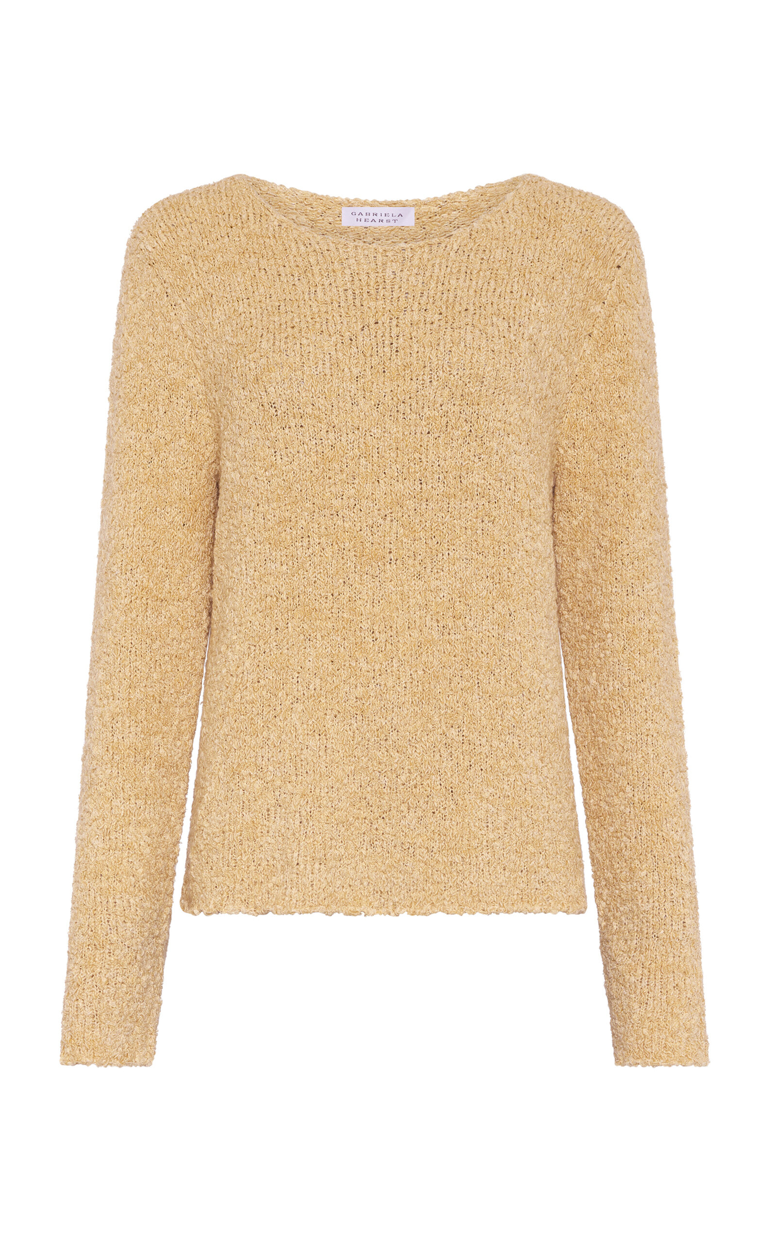 Gabriela Hearst Crescenta Knit Sweater - Tan - XL
