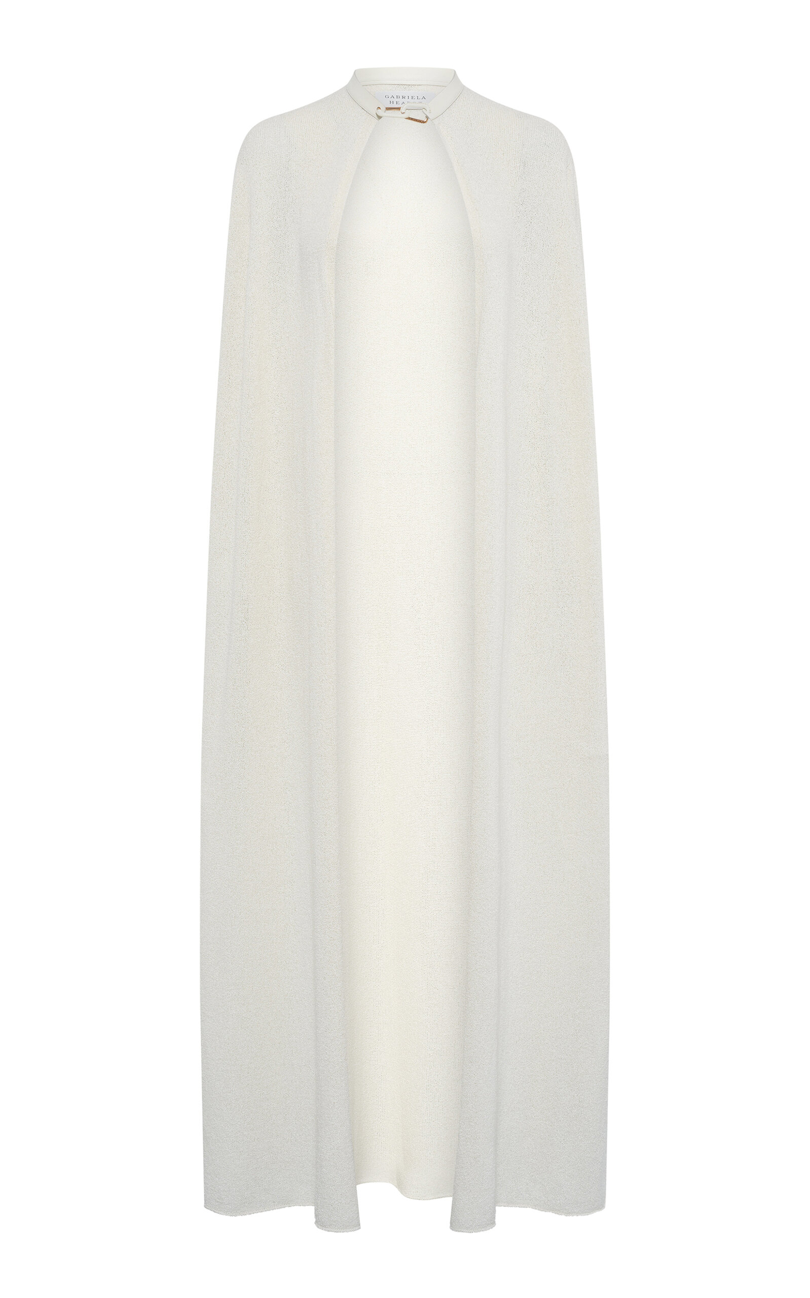 Gabriela Hearst Laleh Silk Cape - Off-White - OS