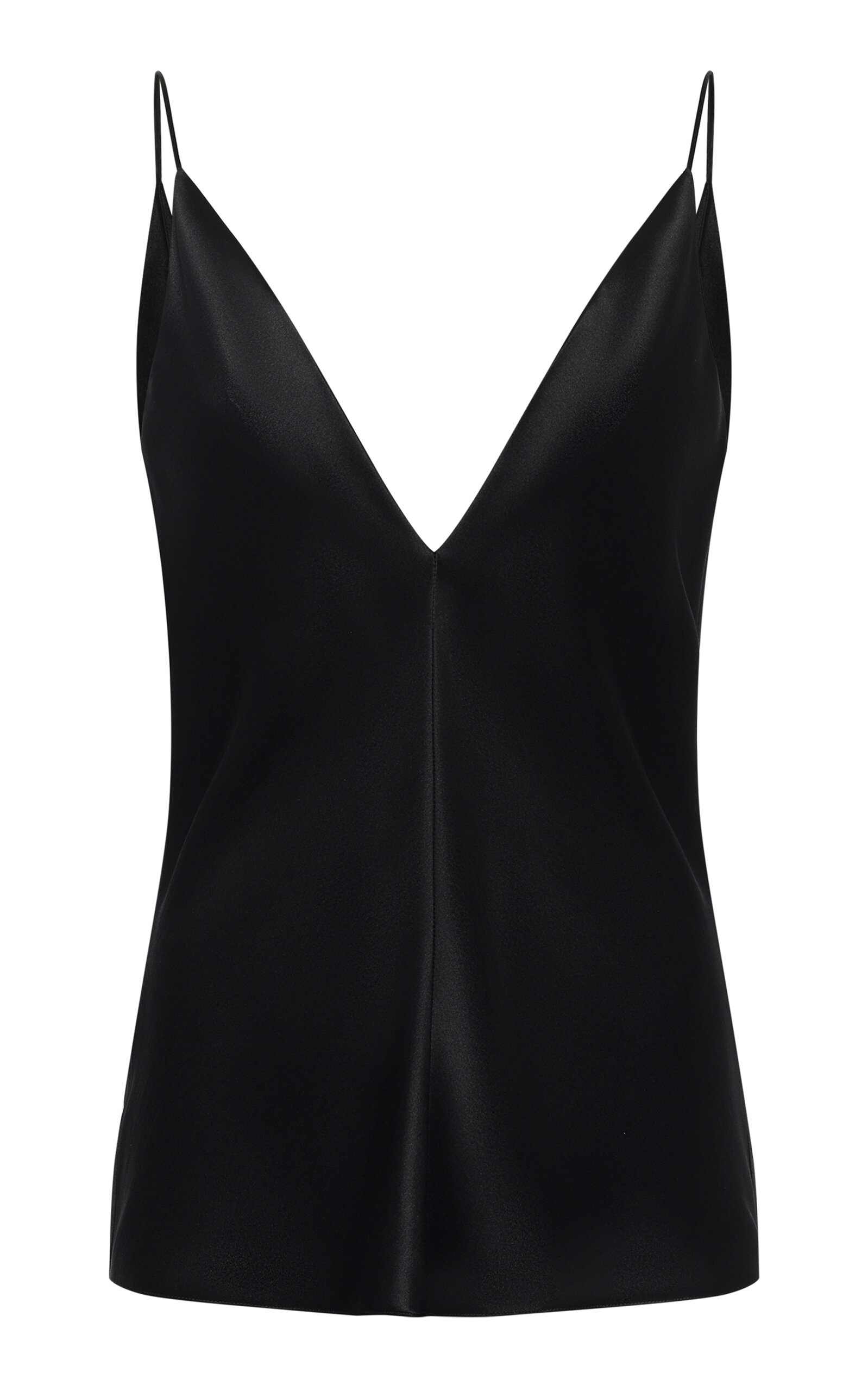 Gabriela Hearst Maria Silk Camisole Top In Black