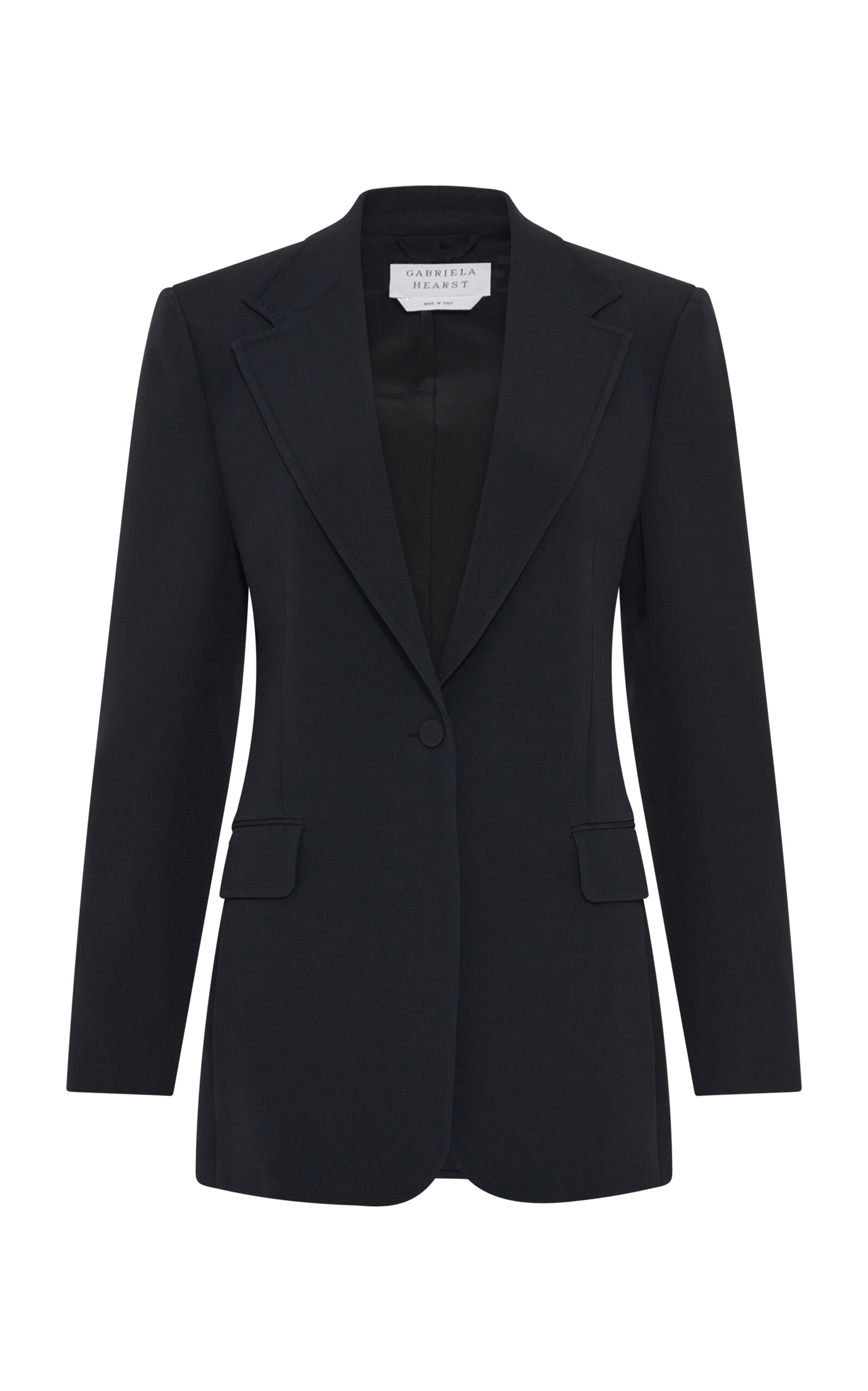 Gabriela Hearst Orren Silk-wool Blazer In Black