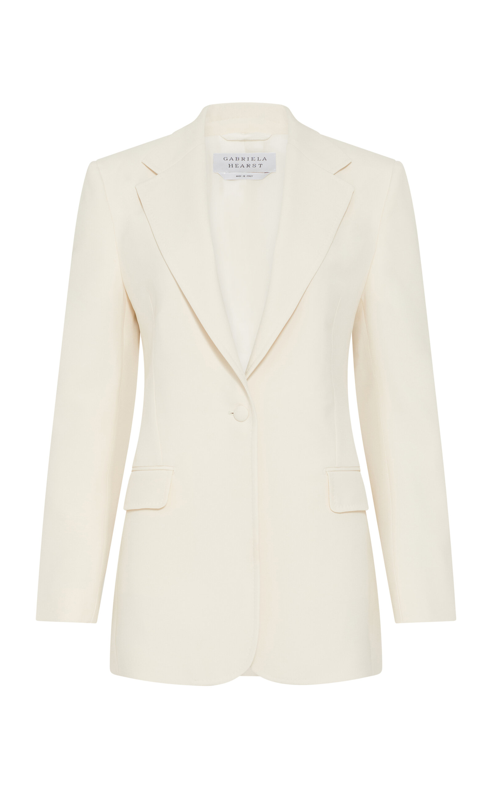 Gabriela Hearst Orren Silk-wool Blazer In White