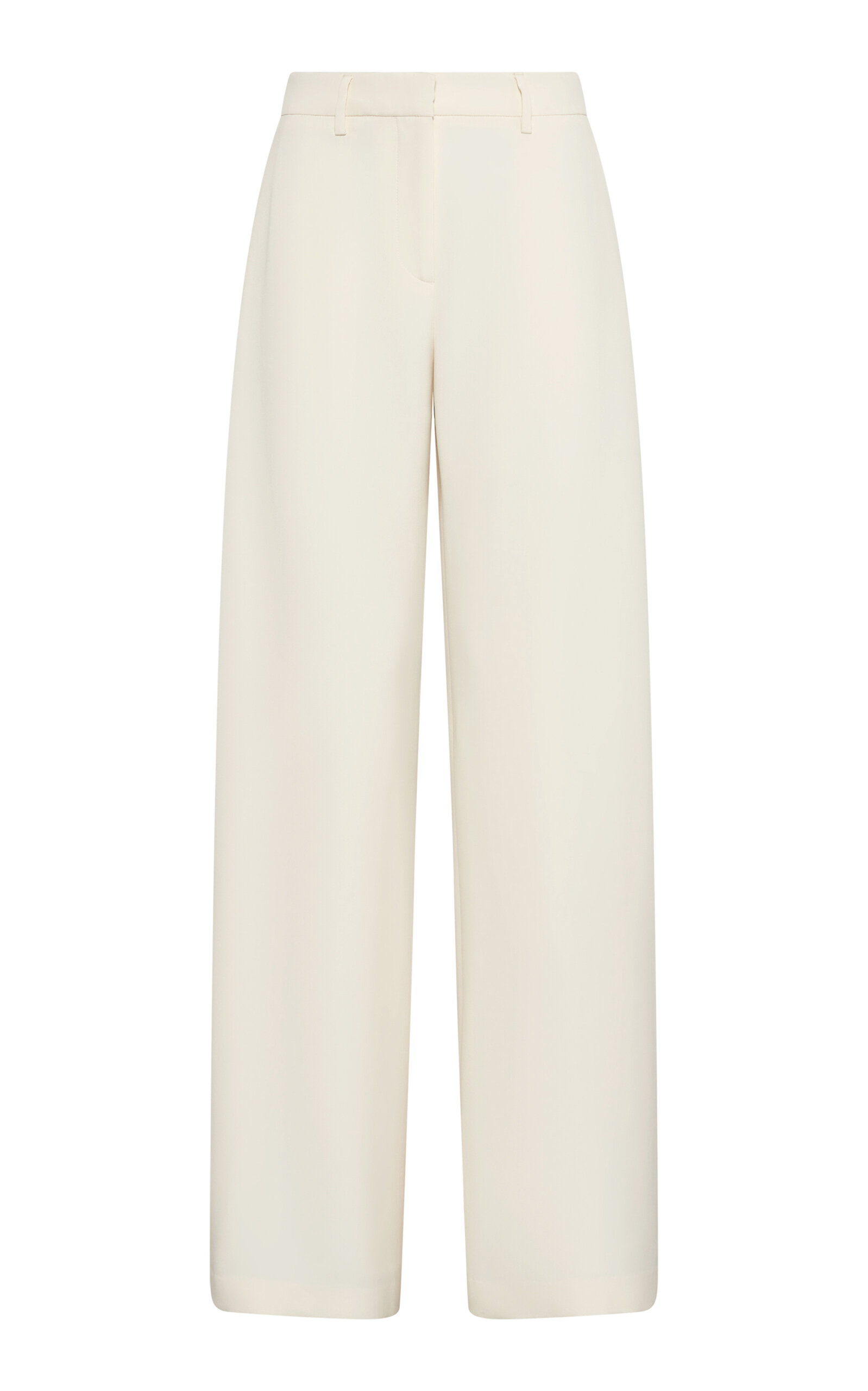 Gabriela Hearst Merat Silk-wool Barrel-leg Pants In White